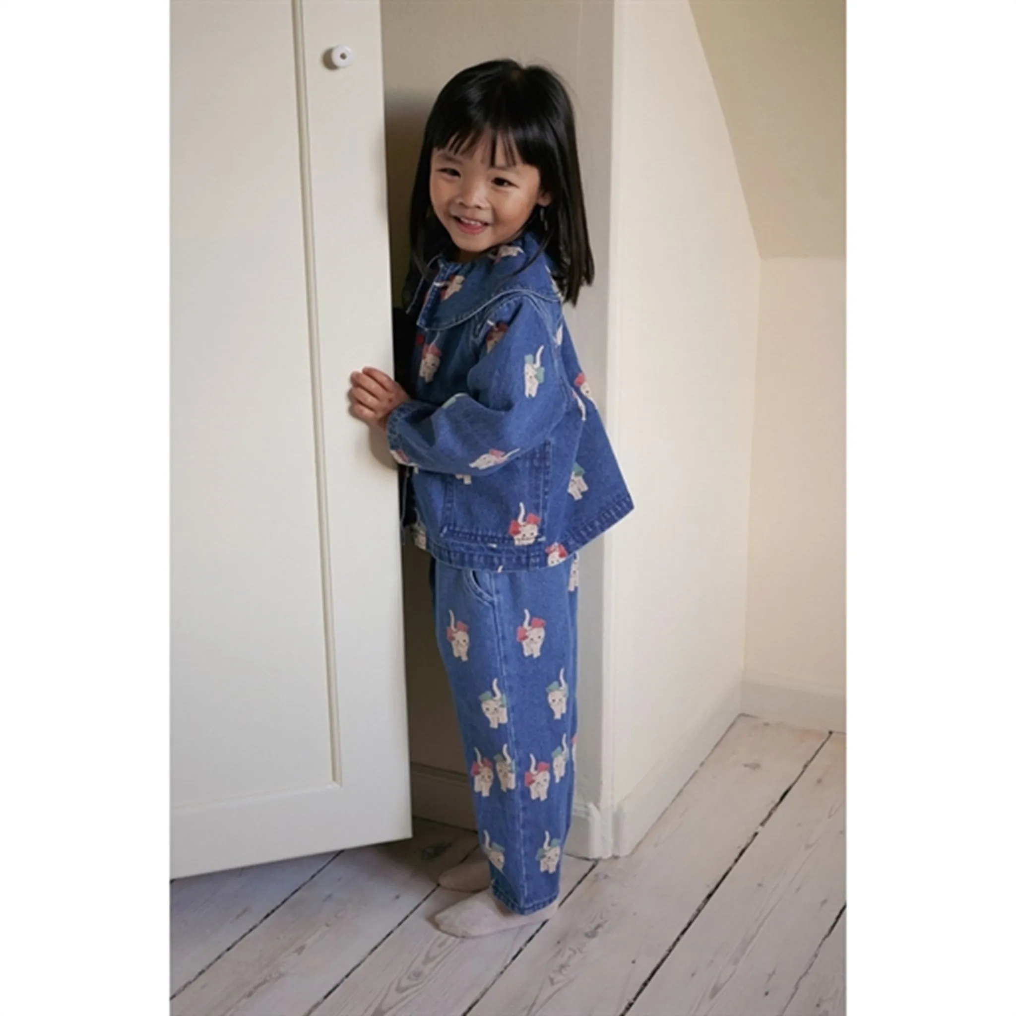 Konges Sljd Kitty Bow Magot Denim Shirt