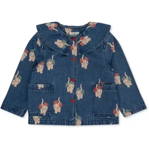 Konges Sljd Kitty Bow Magot Denim Shirt
