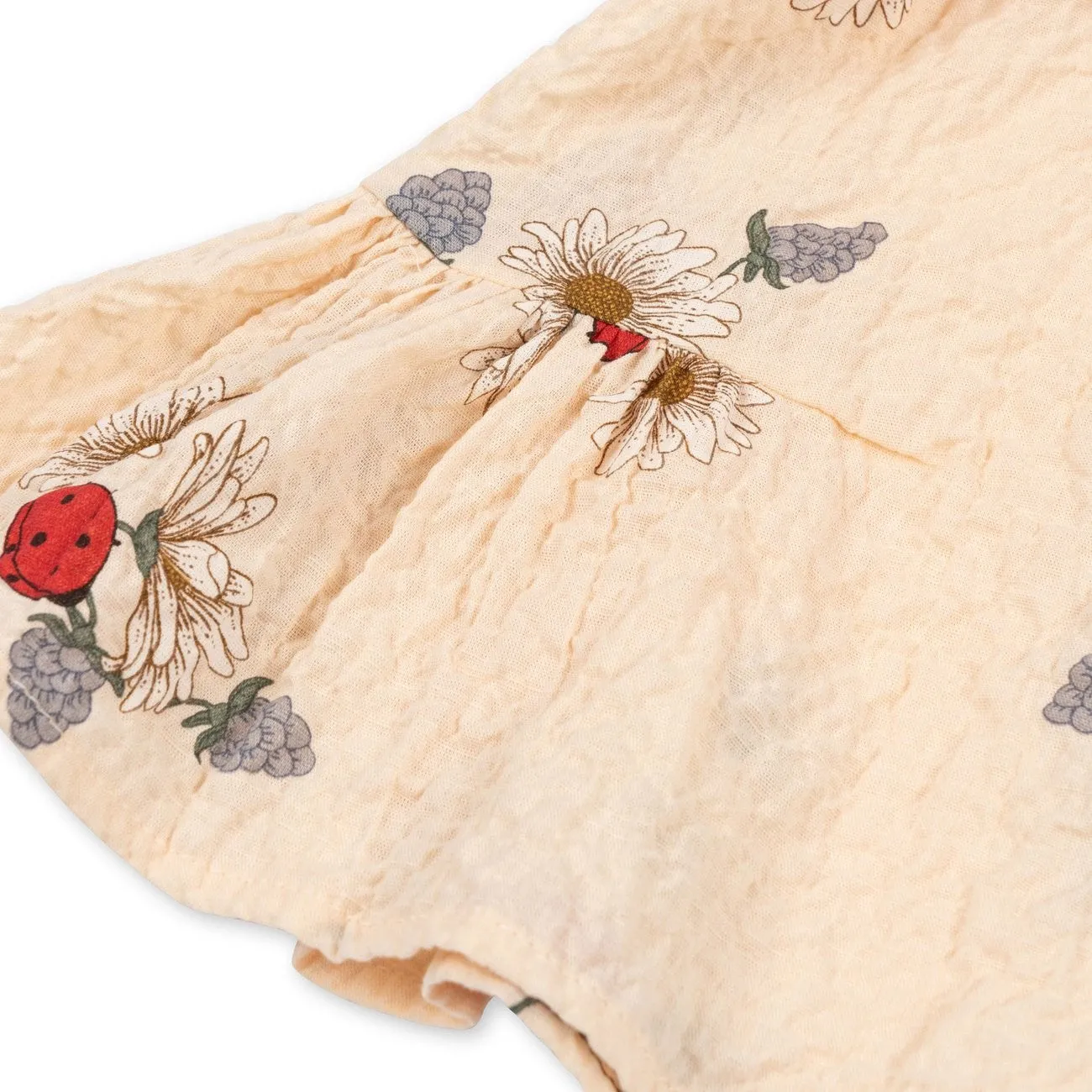 Konges Sljd Ladybug Vida Puff-sleeves Top