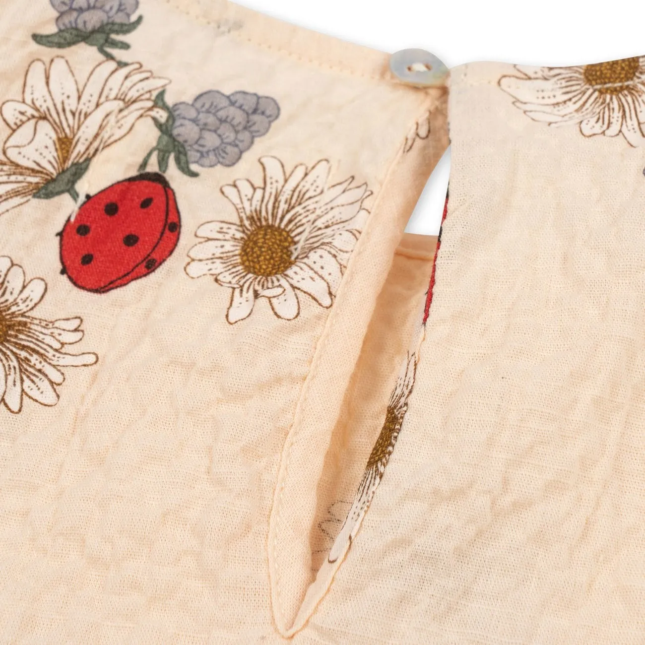 Konges Sljd Ladybug Vida Puff-sleeves Top