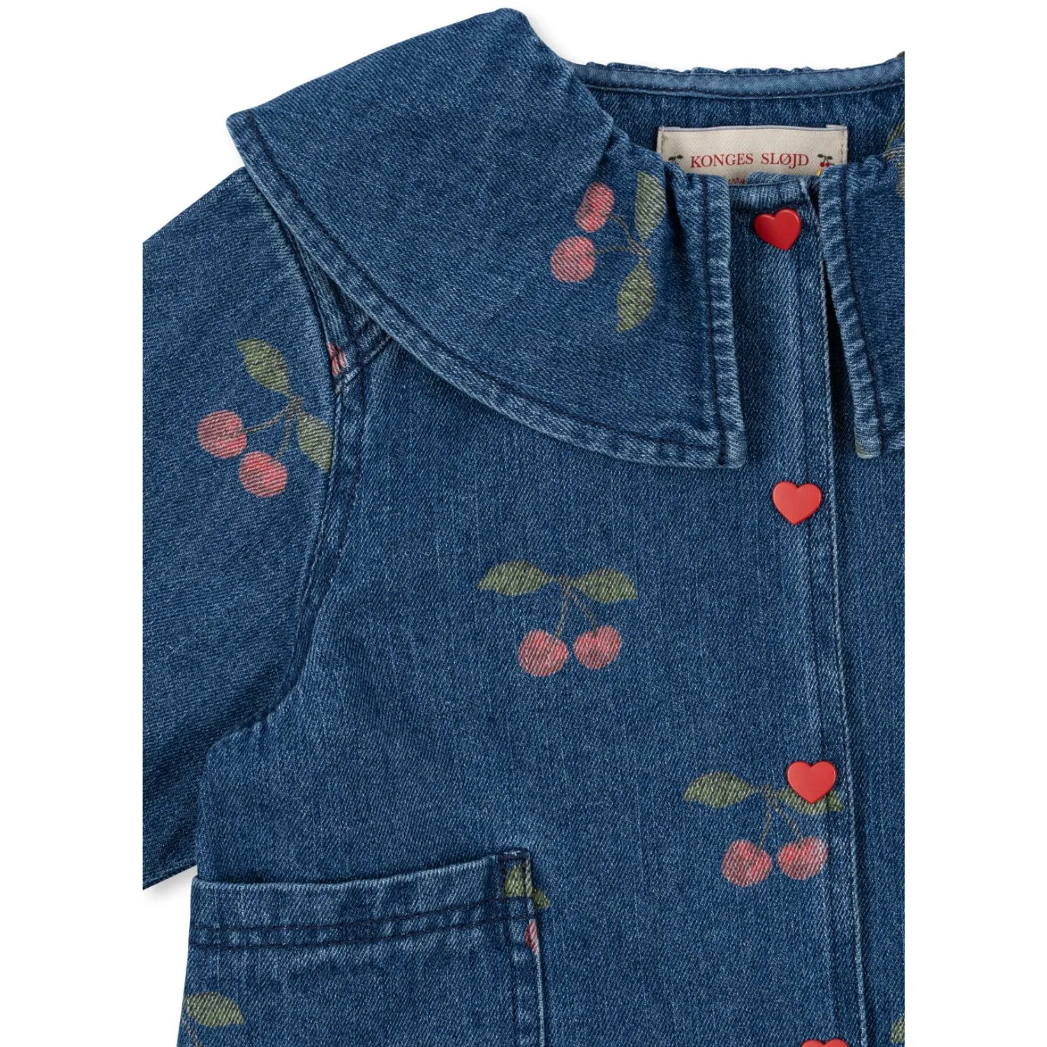 Konges Sljd Ma Grande Cerise Denim Magot Denim Shirt Gots