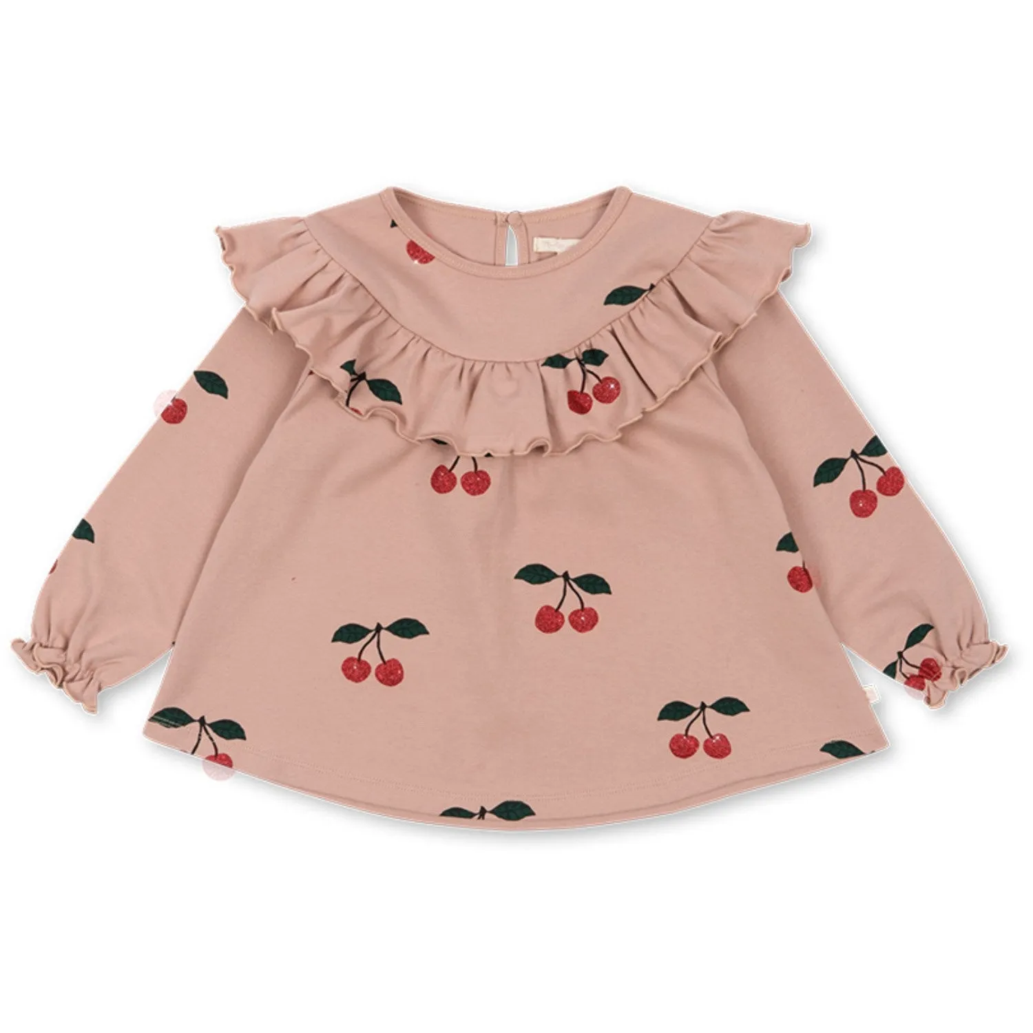 Konges Sljd Ma Grande Cerise Glitter Mellow Malli Cherry Glitter Blouse Gots