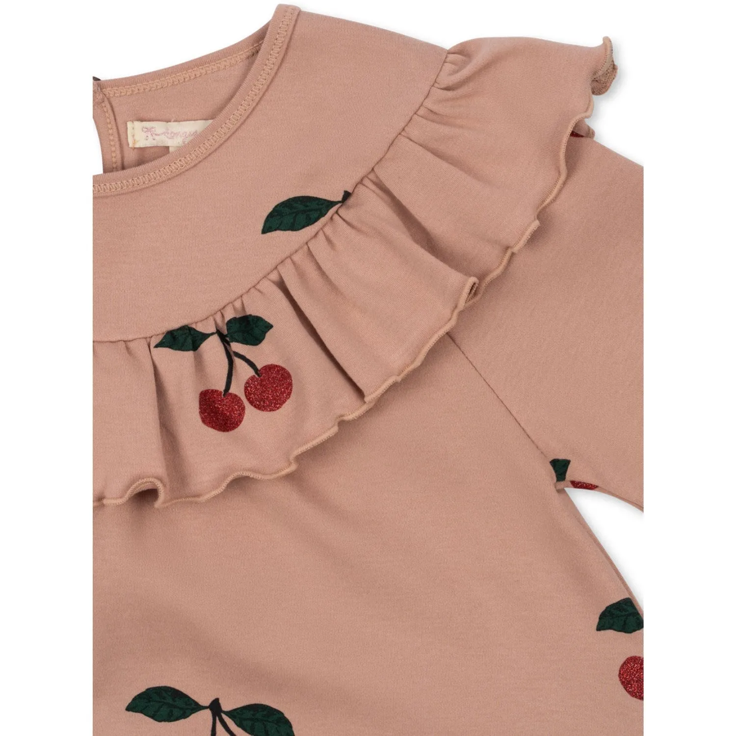 Konges Sljd Ma Grande Cerise Glitter Mellow Malli Cherry Glitter Blouse Gots