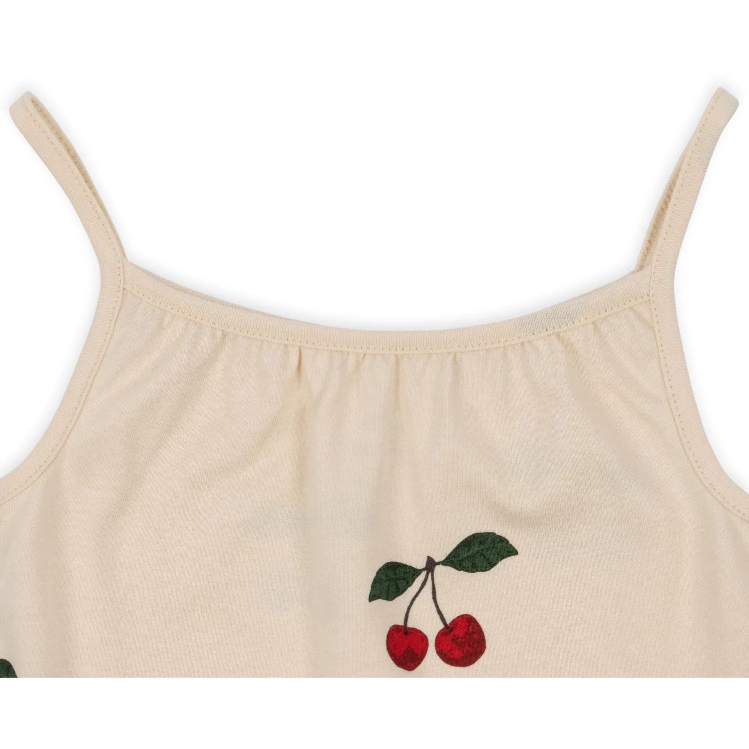 Konges Sljd Ma Grande Cerise Lin Frill Strop Top