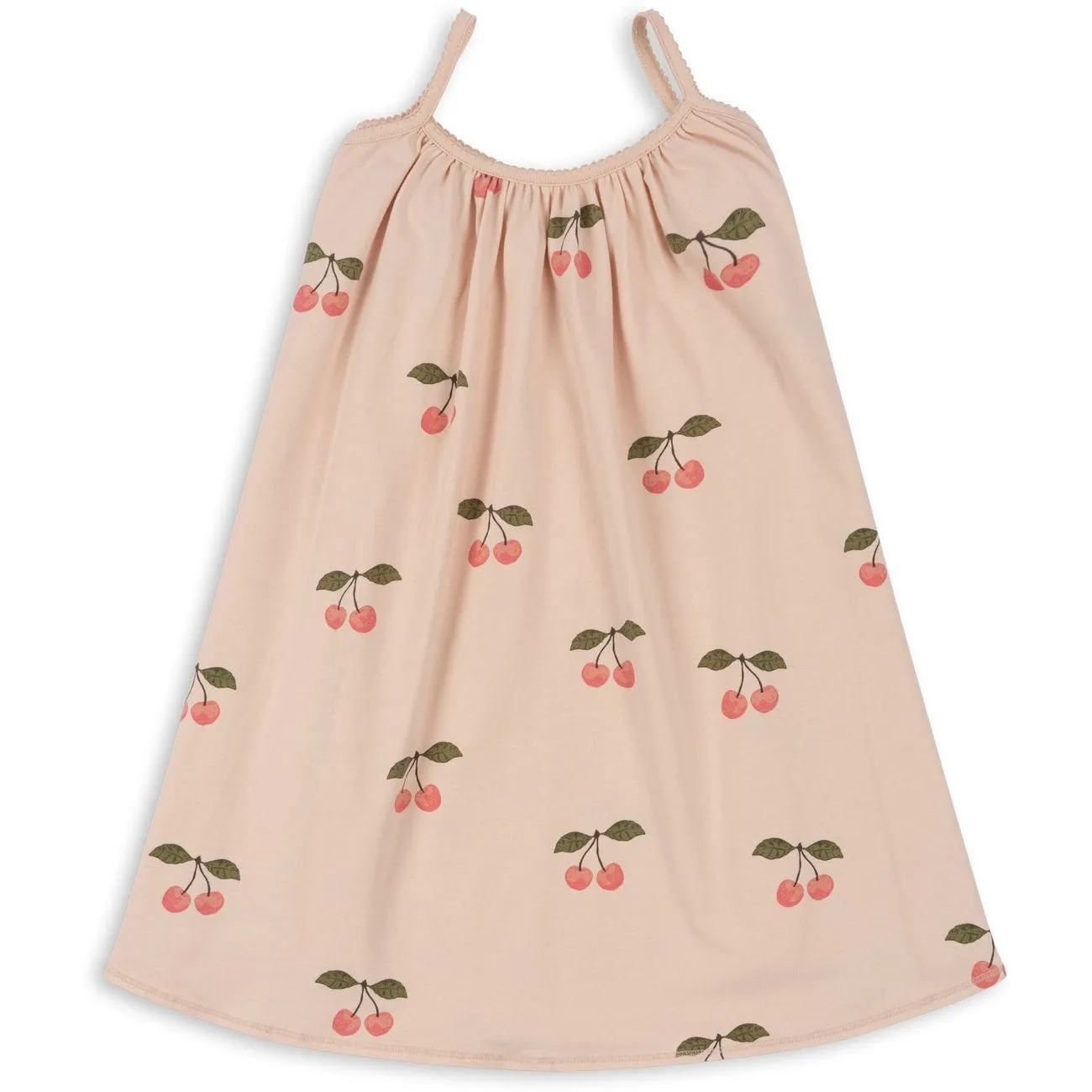 Konges Sljd Ma Grande Cerise Pink Basis Strop Dress