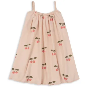 Konges Sljd Ma Grande Cerise Pink Basis Strop Dress