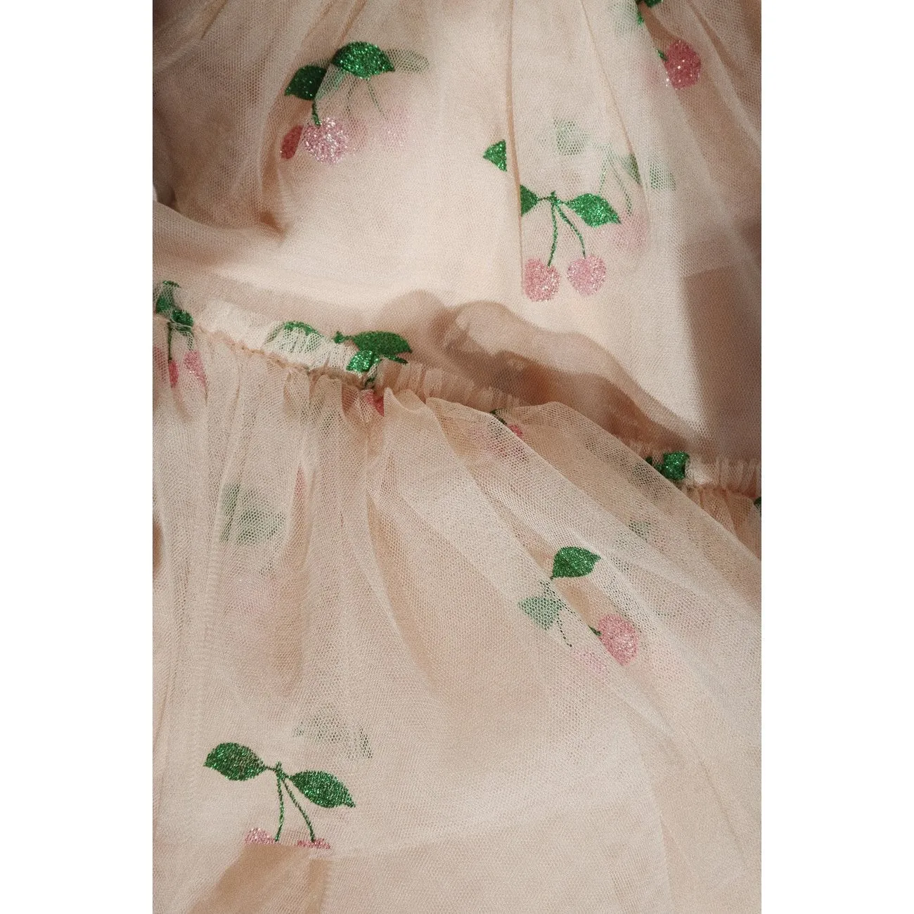 Konges Sljd Ma Grande Cerise Pink Glitter Mili Glitter Dress