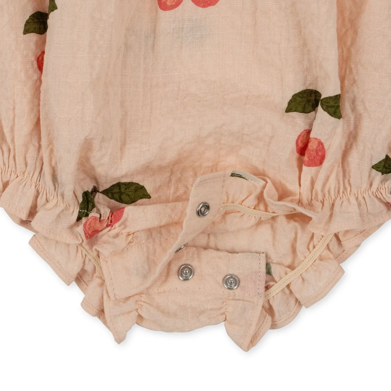 Konges Sljd Ma Grande Cerise Pink Vida Puff Sleeves Romper
