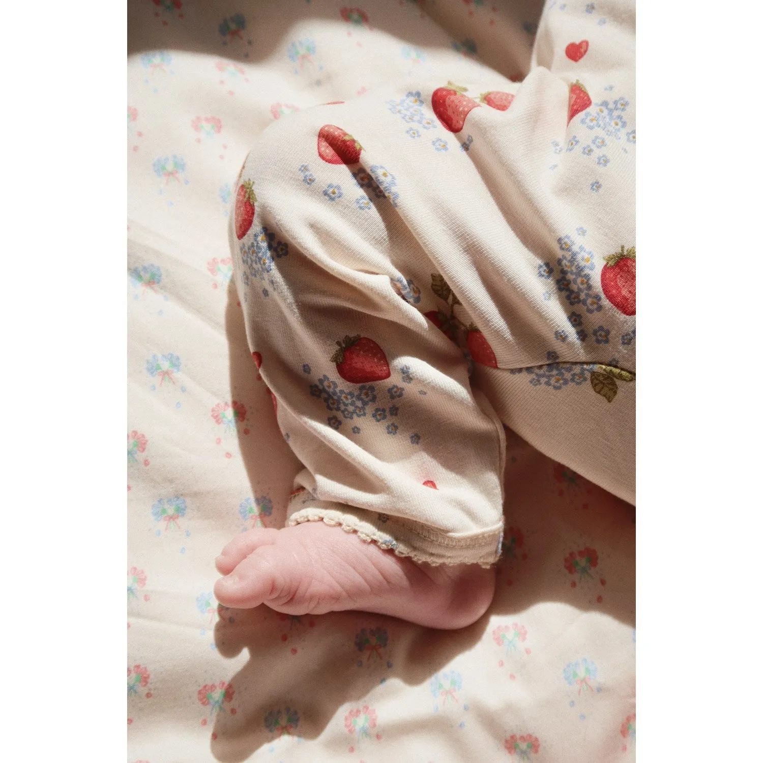 Konges Sljd Marmalade Basic Newborn Onesie Gots
