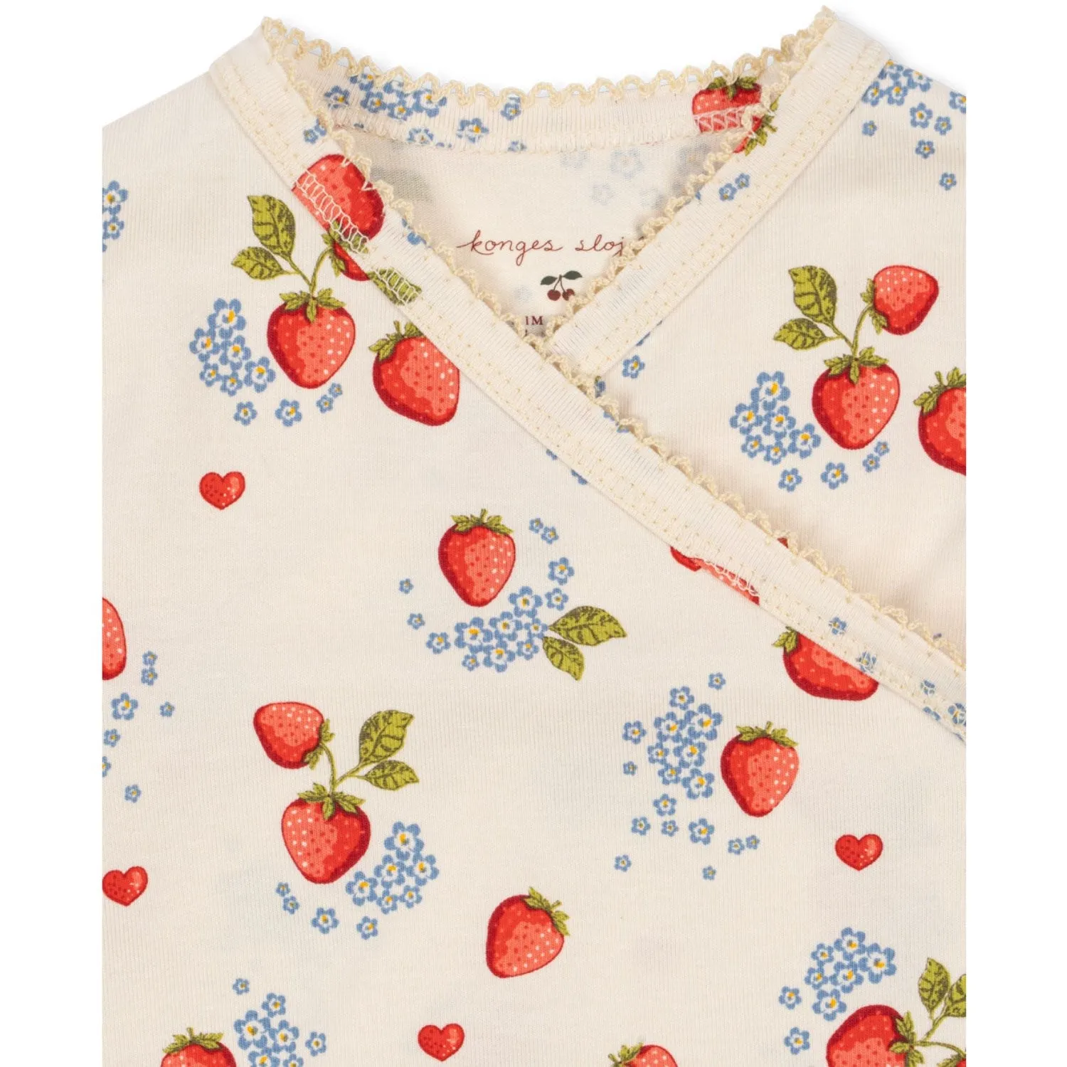 Konges Sljd Marmalade Basic Newborn Onesie Gots