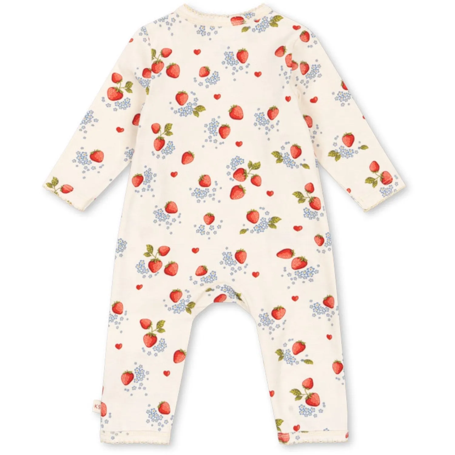 Konges Sljd Marmalade Basic Newborn Onesie Gots