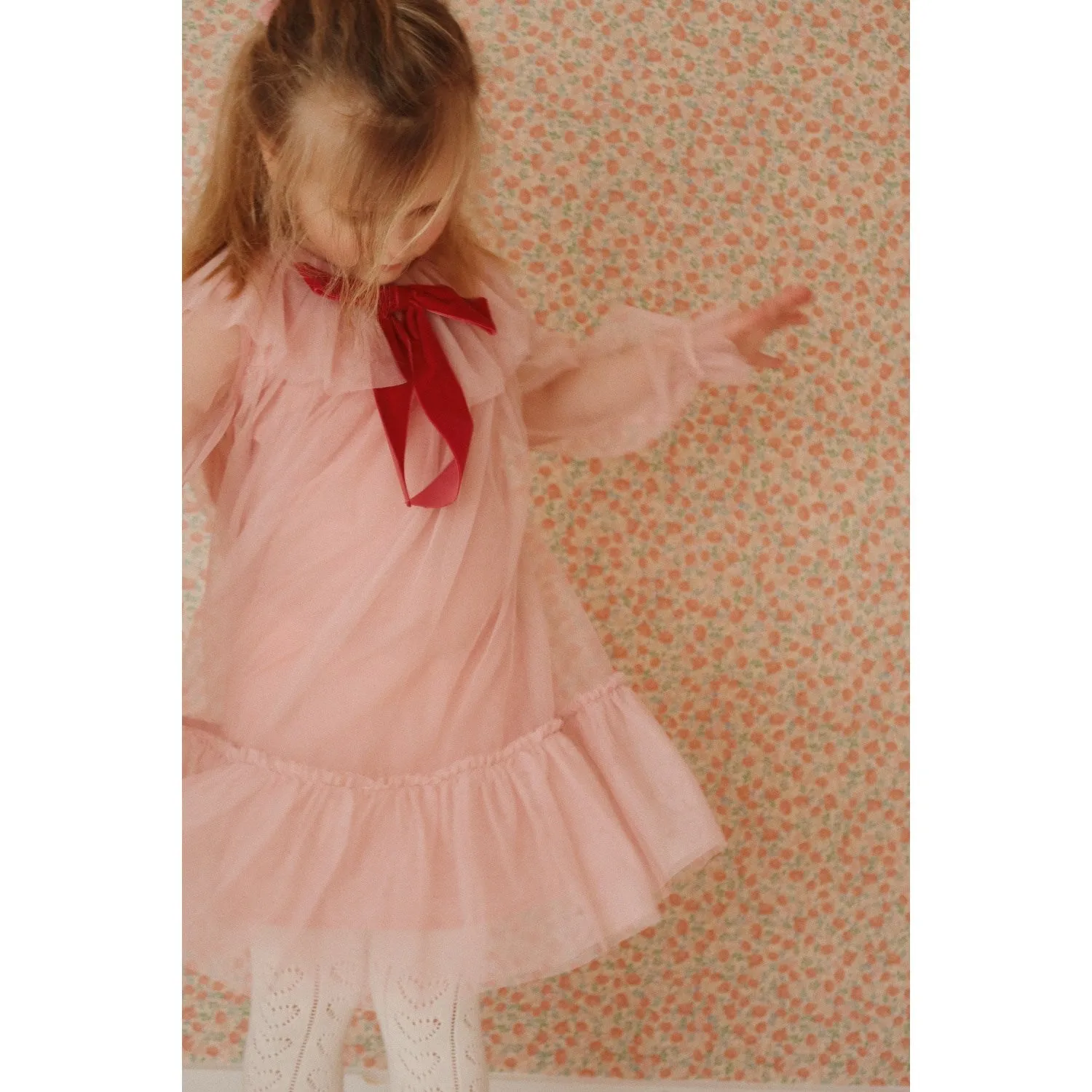 Konges Sljd Mellow Rose Bow Dress