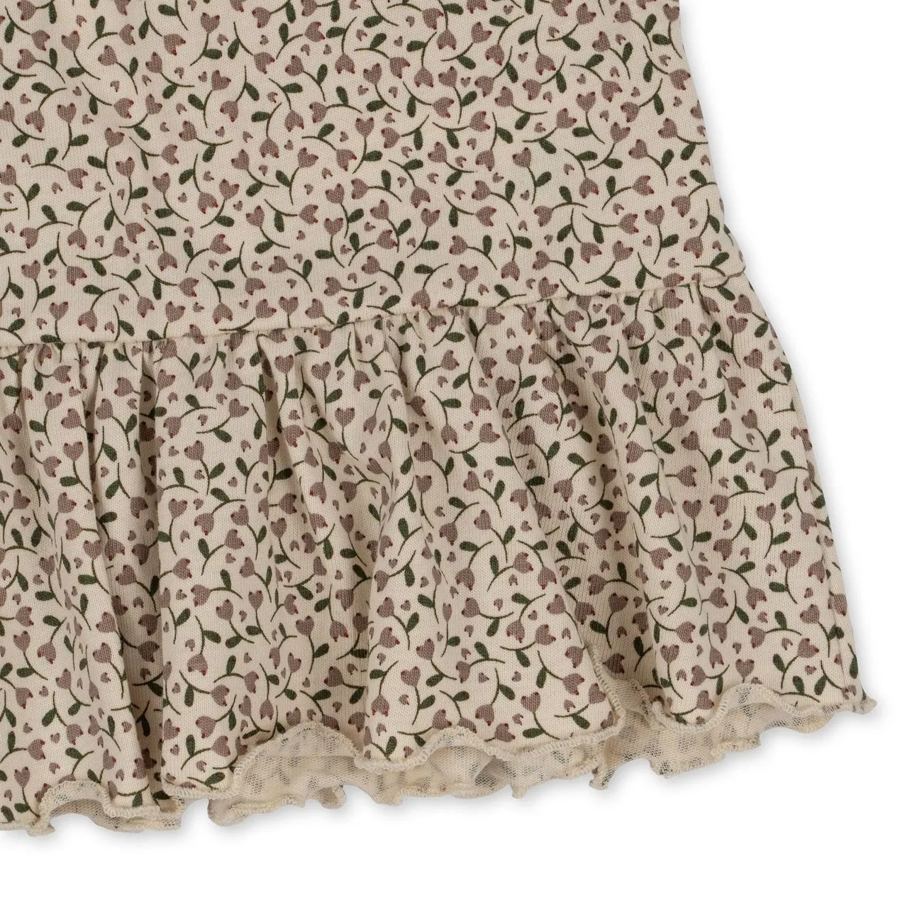 Konges Sljd Milk Tank Lin Frill Strop Top