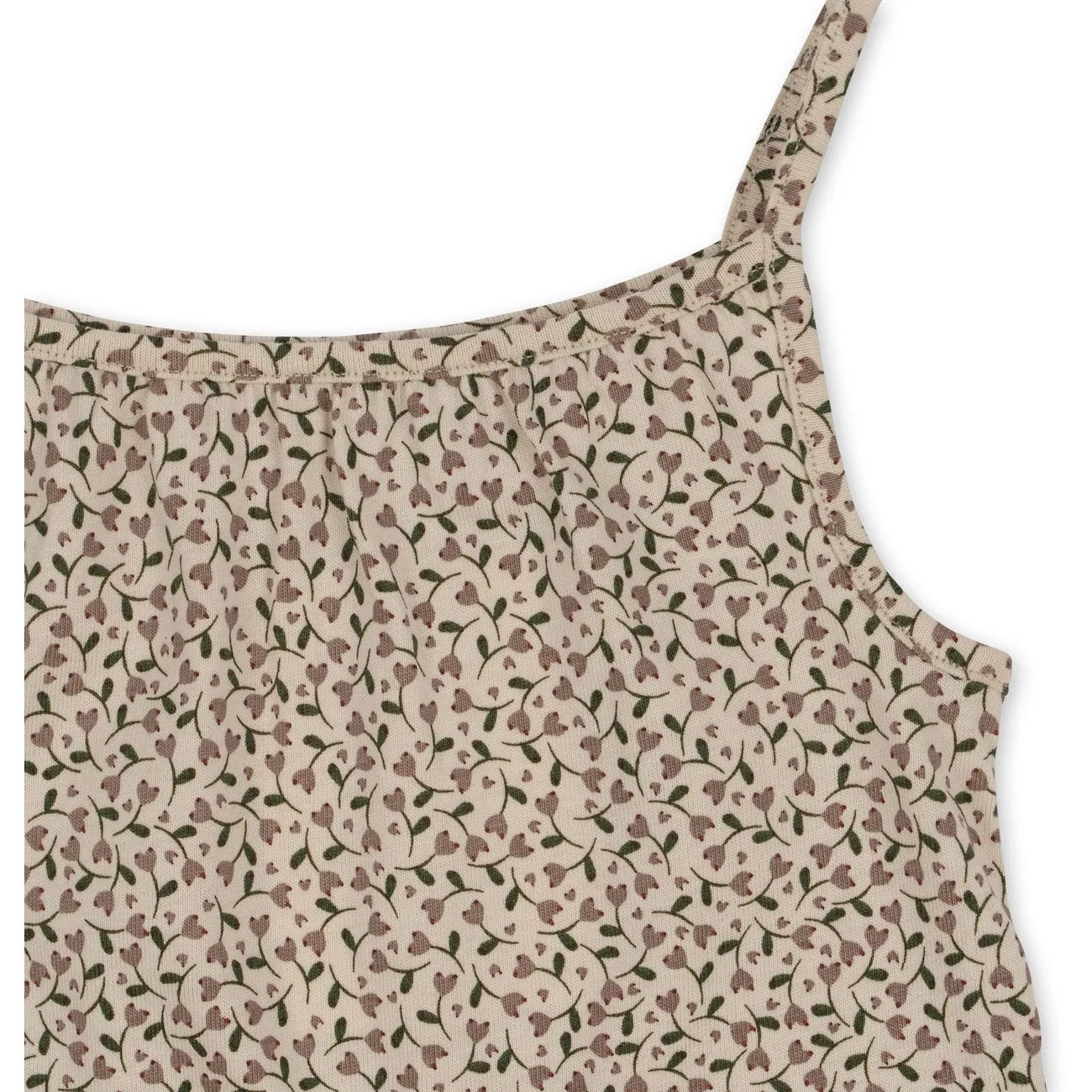 Konges Sljd Milk Tank Lin Frill Strop Top