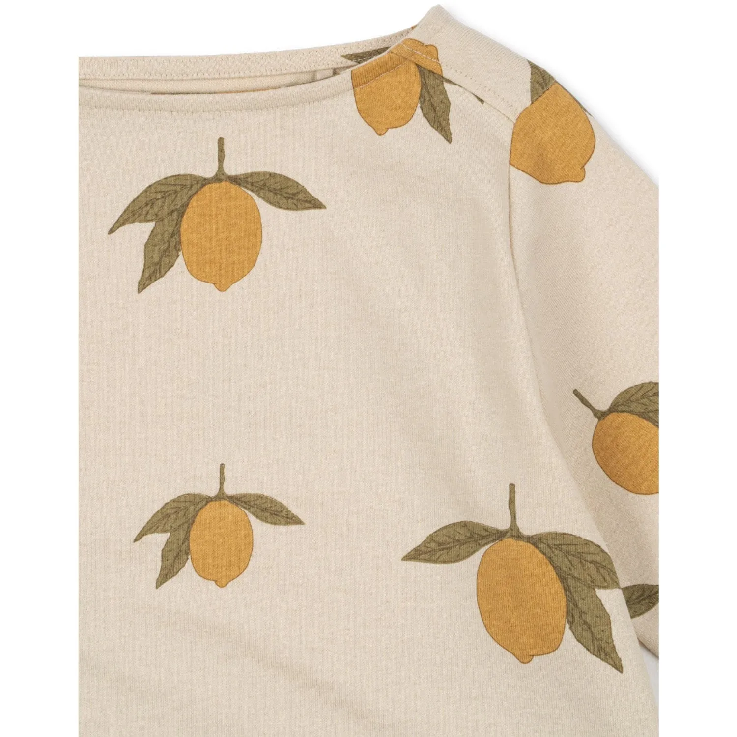 Konges Sljd Mon Grand Citron Drey Ls Tee Gots