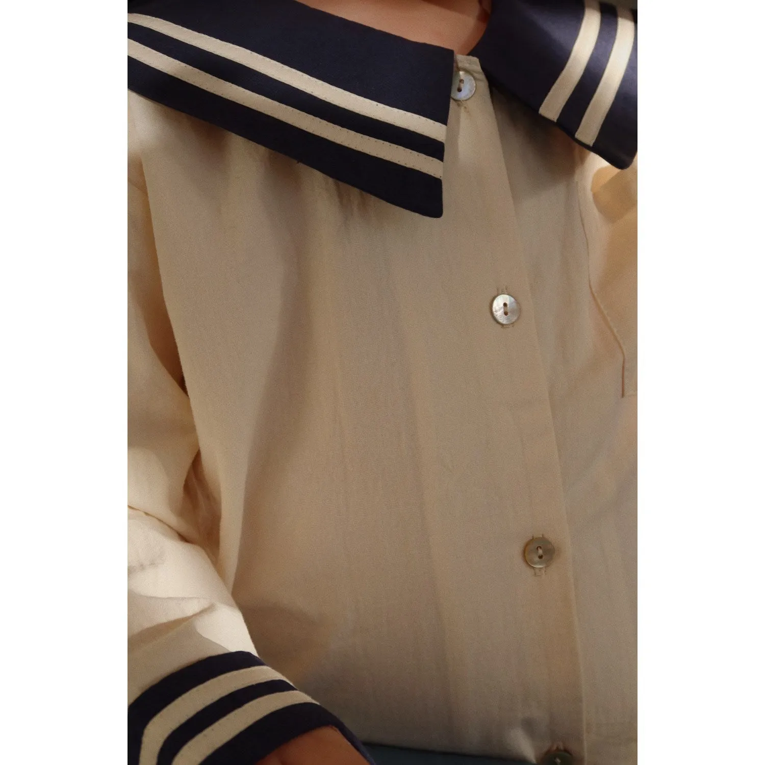 Konges Sljd Navy Blazer Sailor Shirt Gots