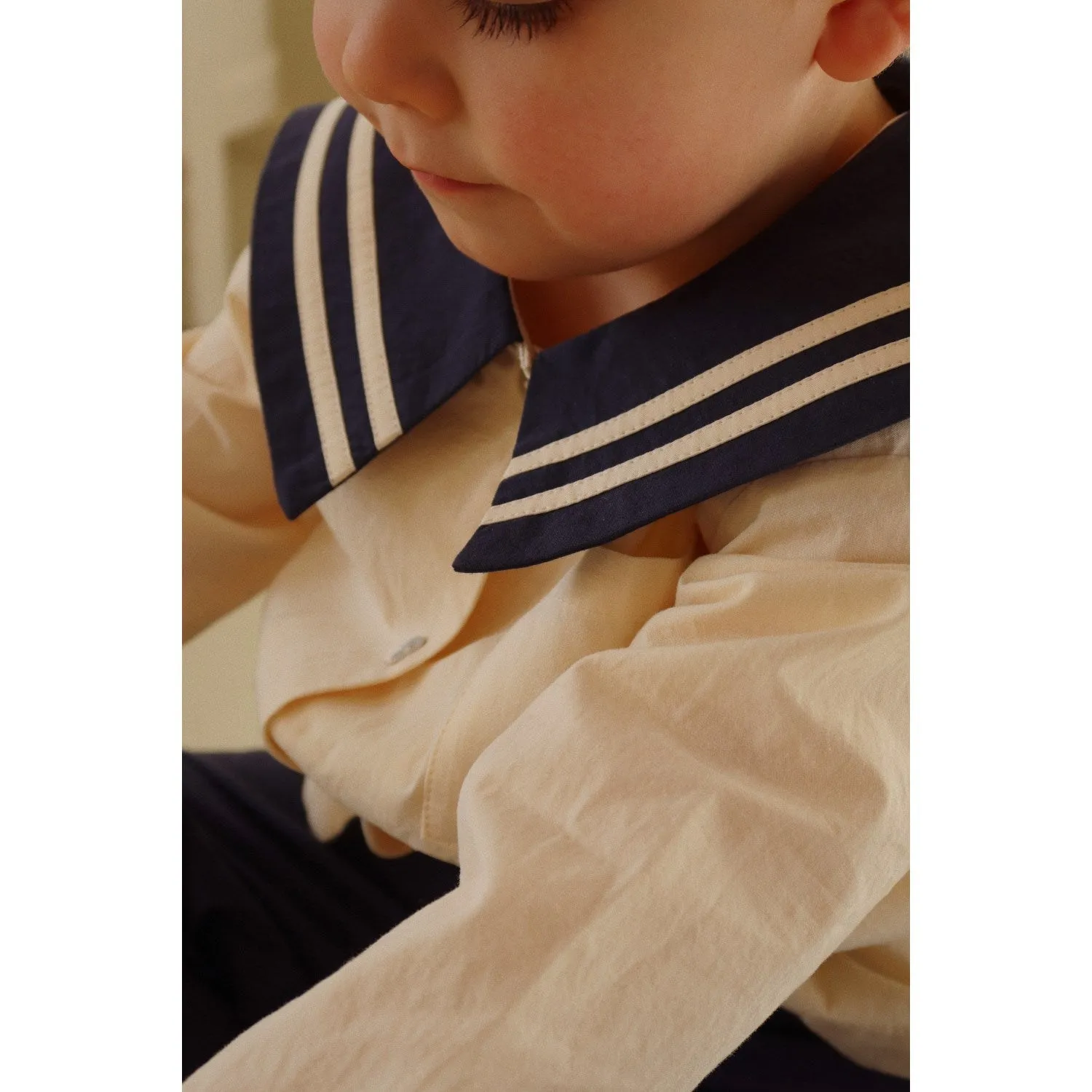 Konges Sljd Navy Blazer Sailor Shirt Gots