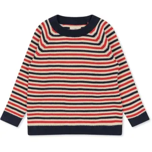 Konges Sljd Navy Stripe Meo Knitted Blouse