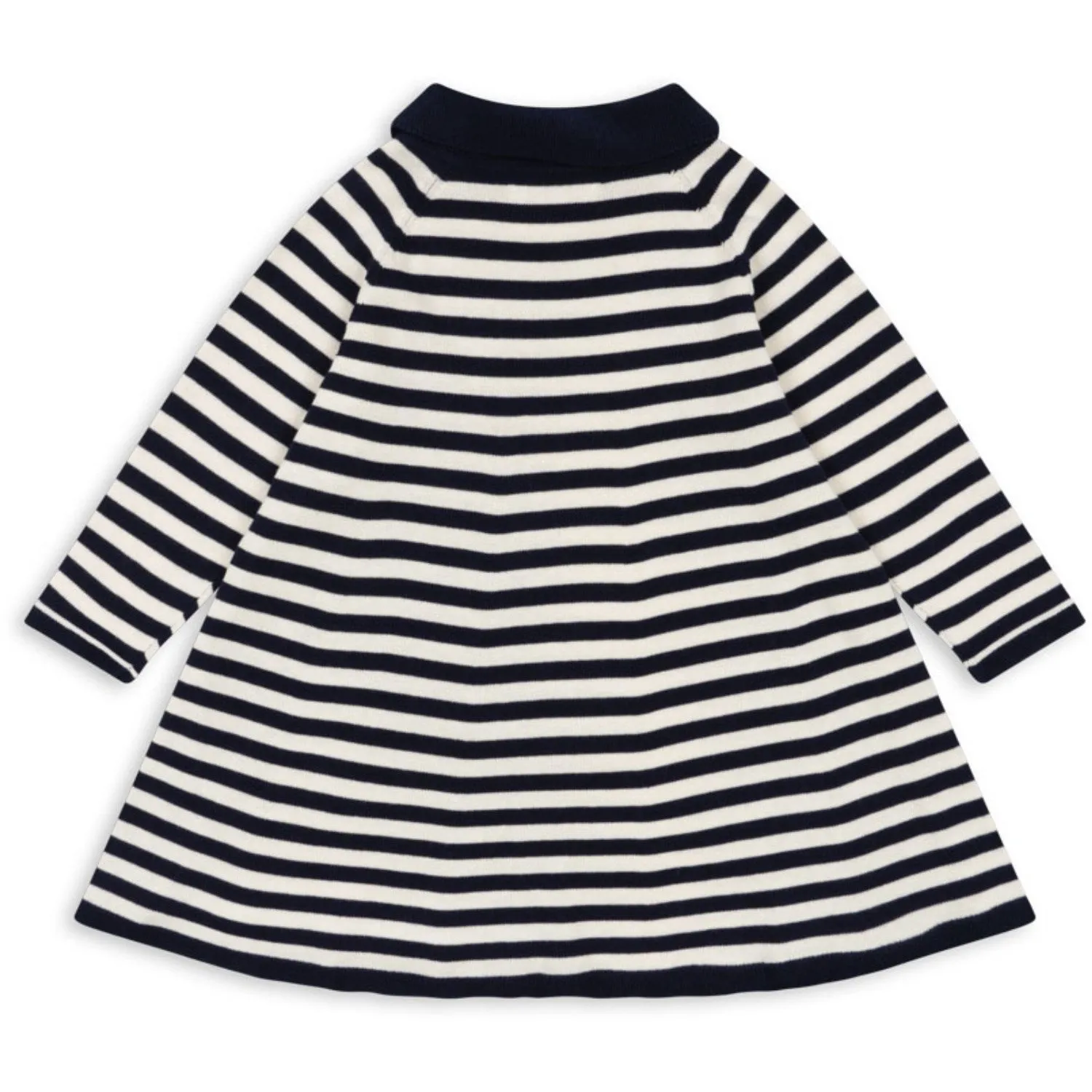 Konges Sljd Navy Stripe Venton Knit Dress Gots