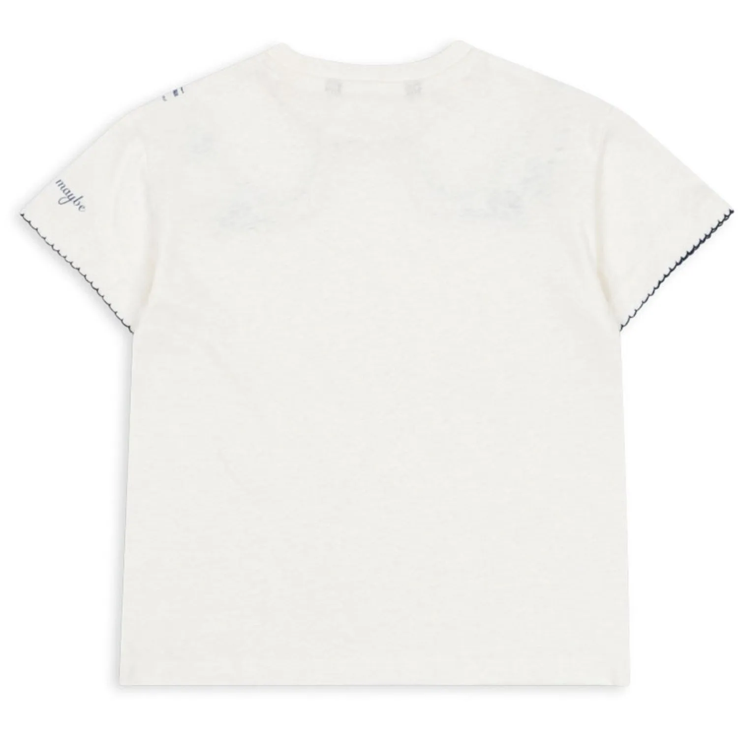 Konges Sljd Off White/Bow Collar Era Tee Ocs