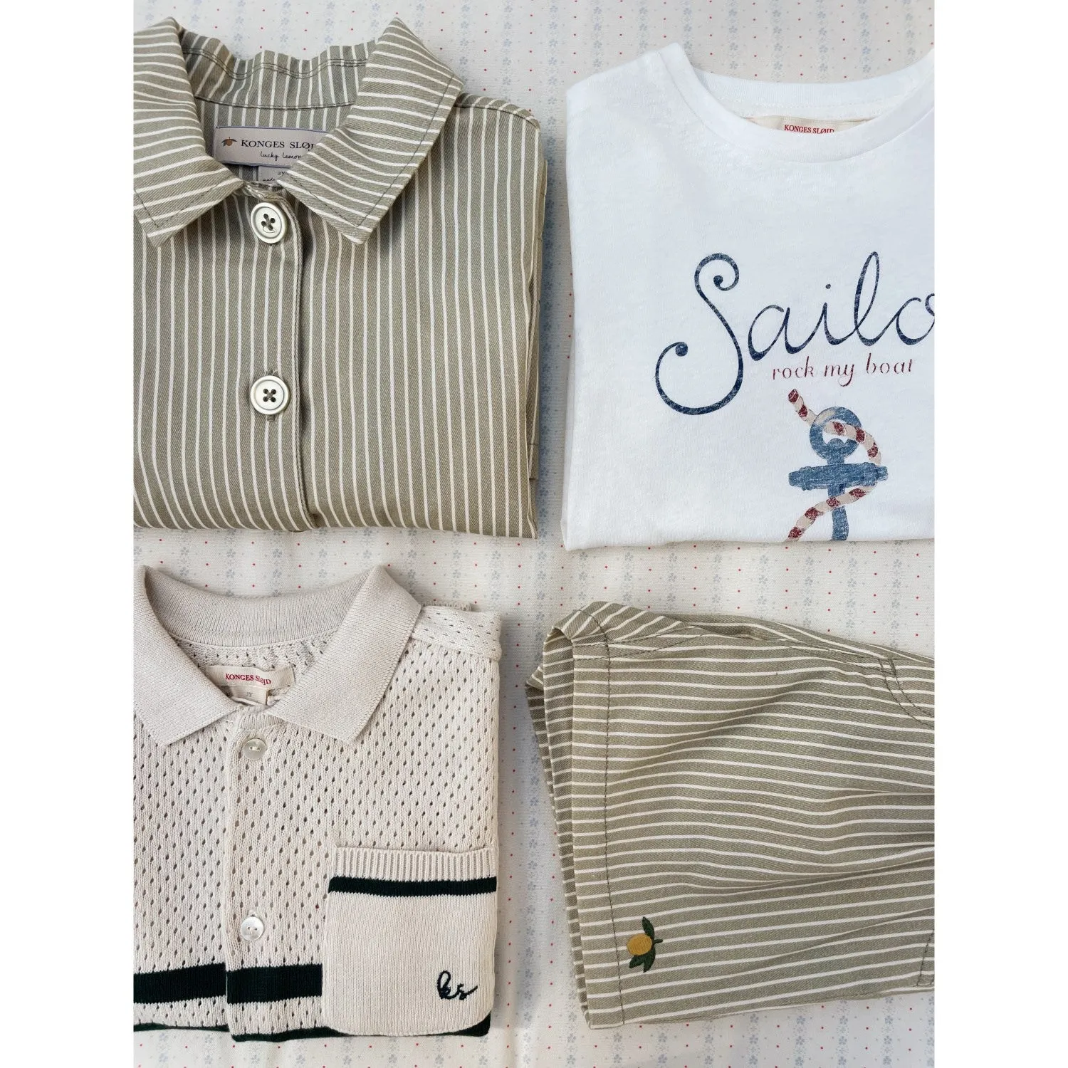 Konges Sljd Off White/Sailor Era Tee Ocs
