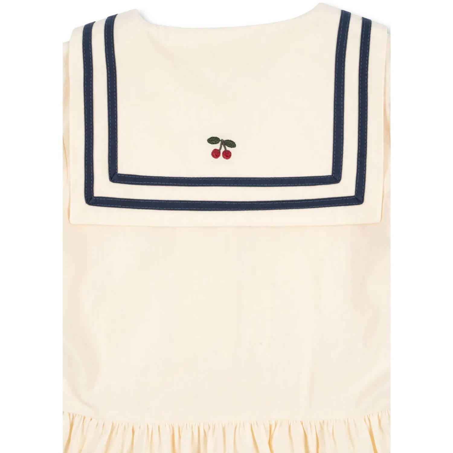 Konges Sljd Optic White Allie Sailor Dress Gots