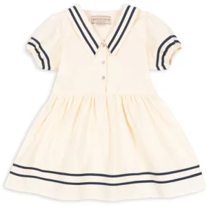 Konges Sljd Optic White Allie Sailor Dress Gots