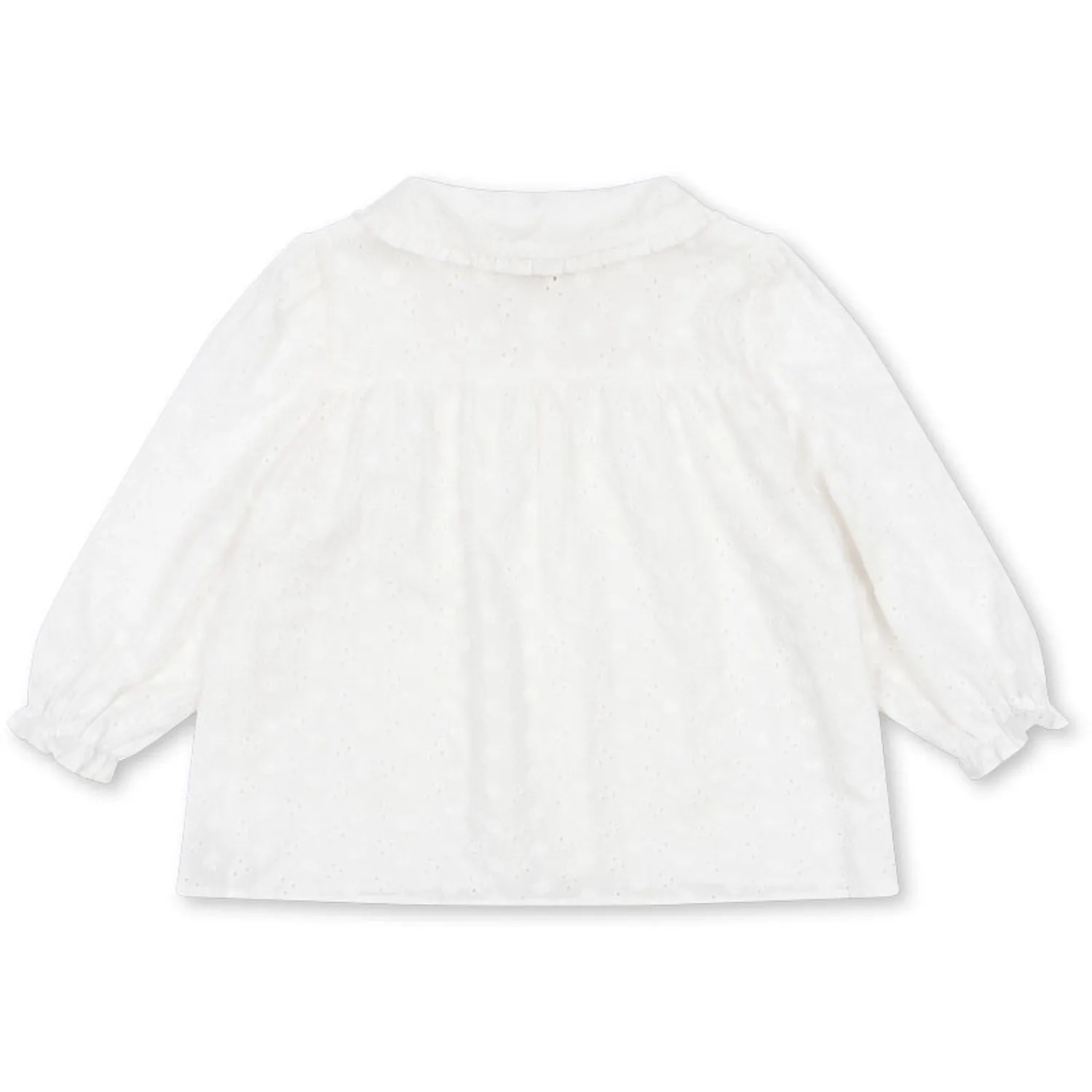 Konges Sljd Optic White Lacey Collar Shirt