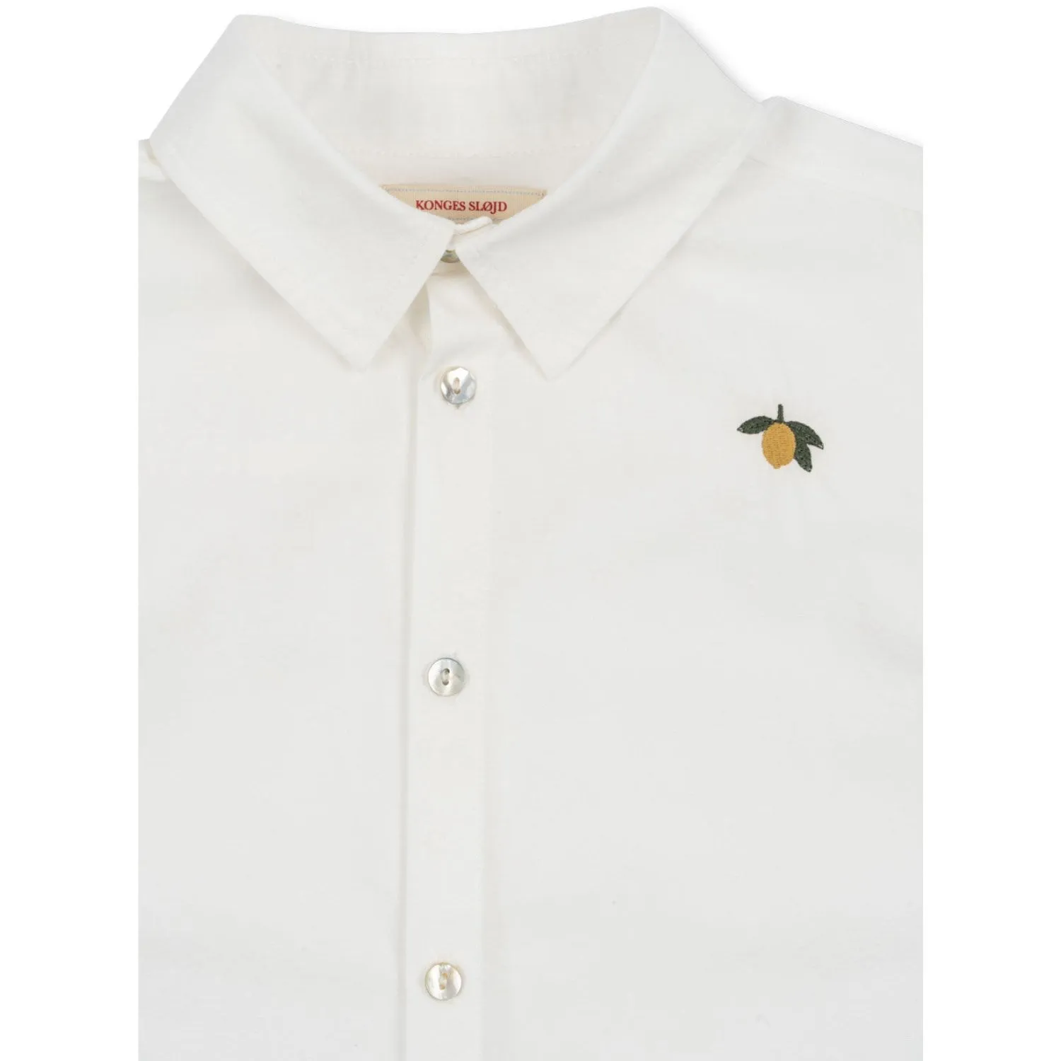 Konges Sljd Optic White Rolf Shirt Gots