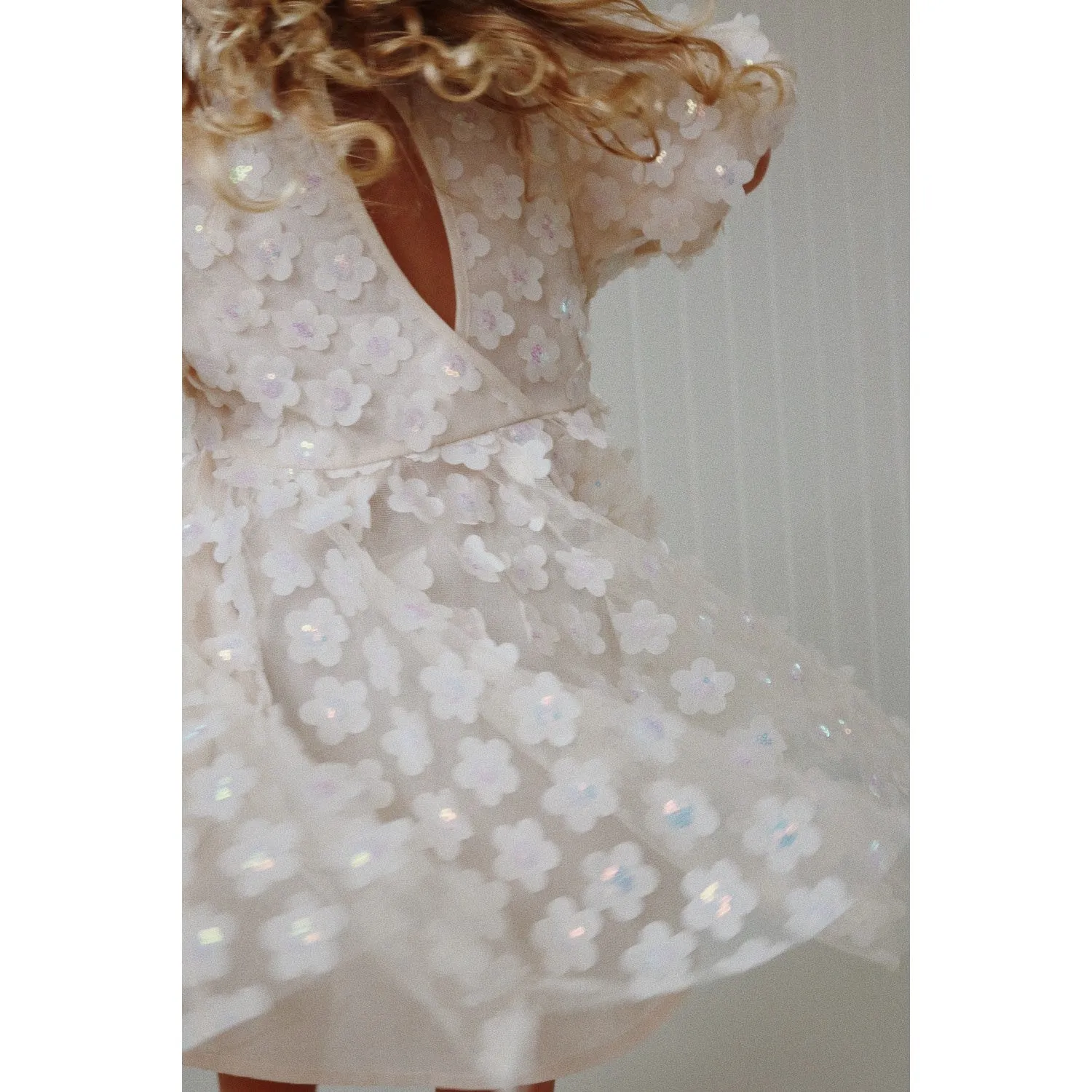 Konges Sljd Pearled Ivory Sally Dress