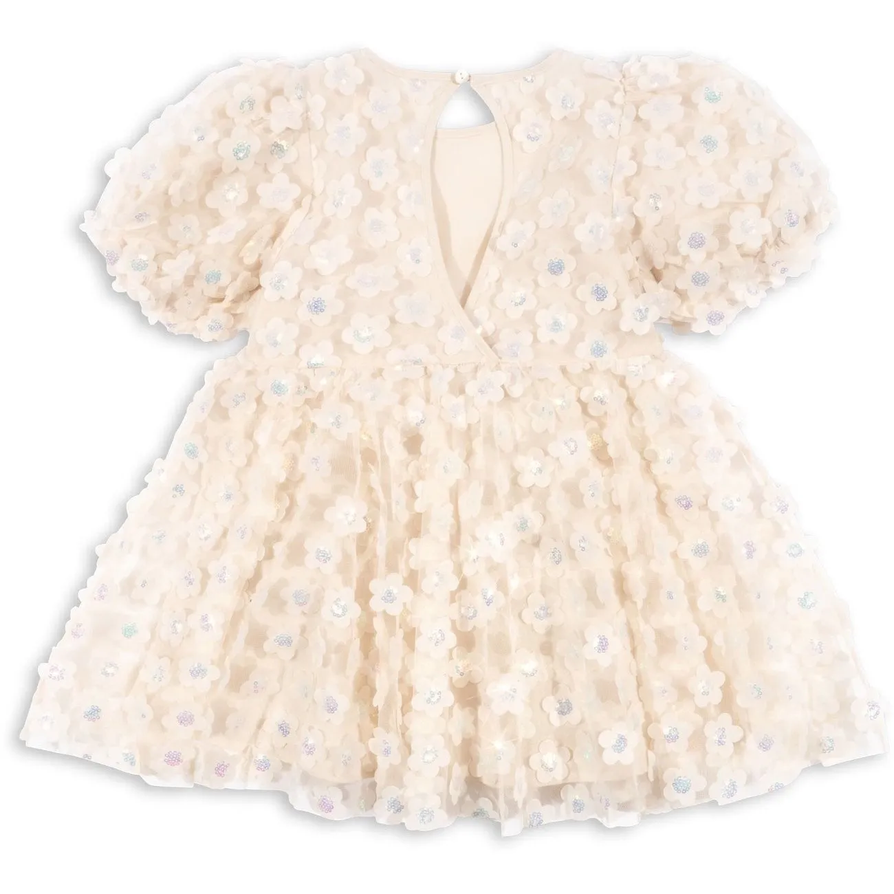 Konges Sljd Pearled Ivory Sally Dress