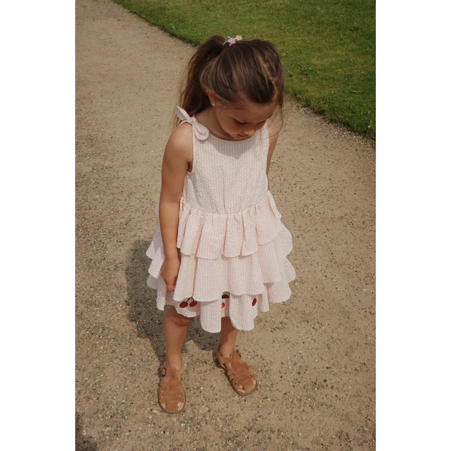 Konges Sljd Peony Stripe Ellie Dress Gots