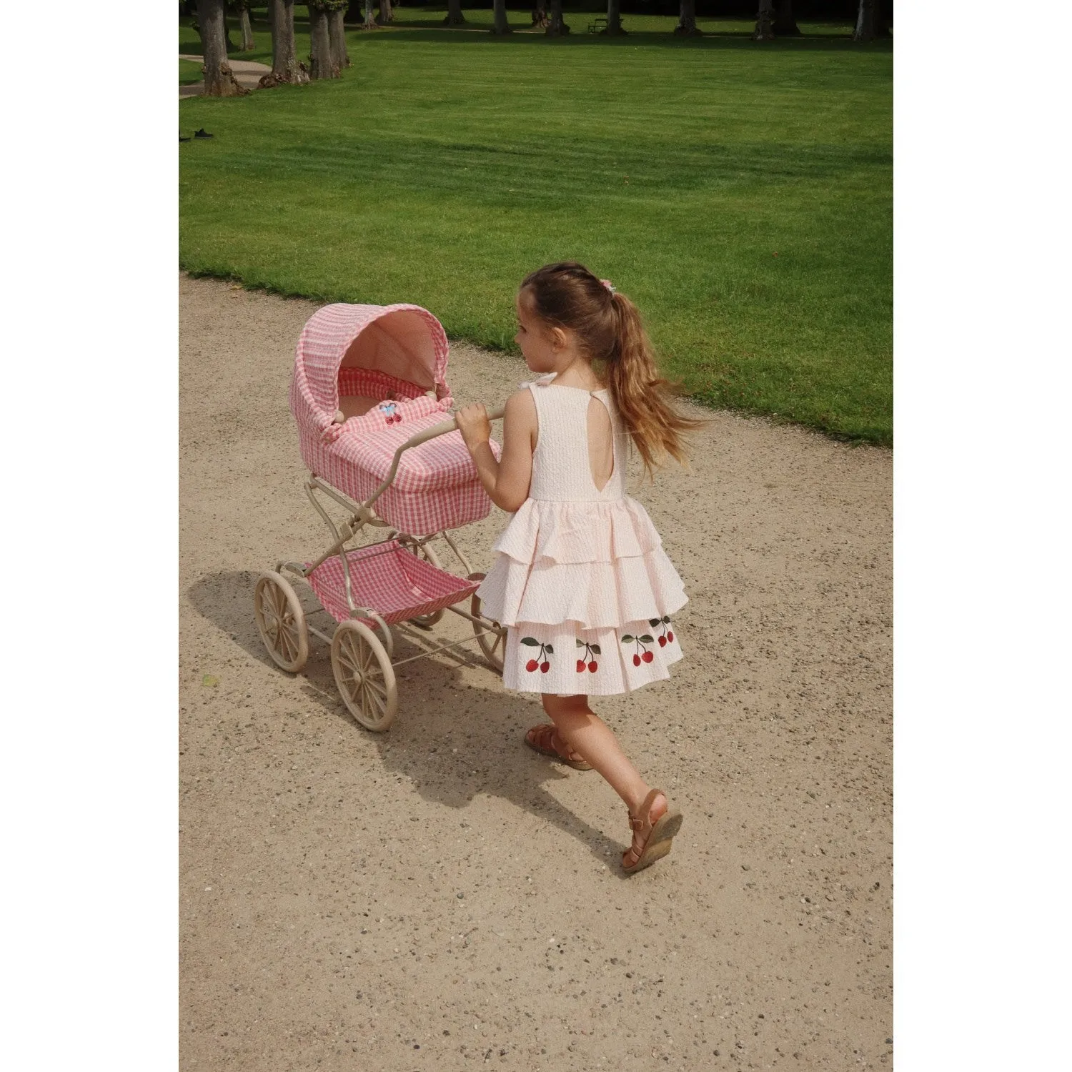 Konges Sljd Peony Stripe Ellie Dress Gots