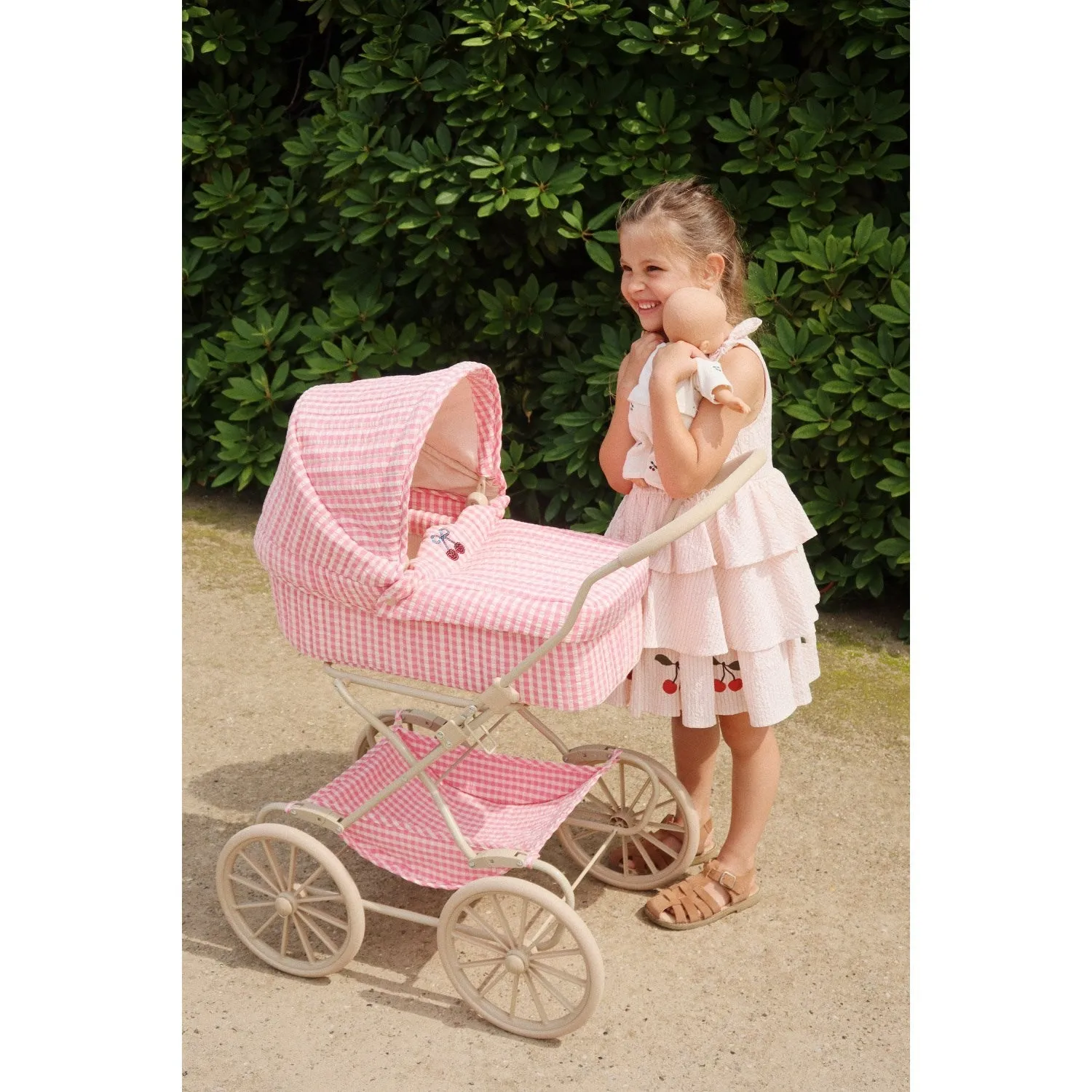 Konges Sljd Peony Stripe Ellie Dress Gots