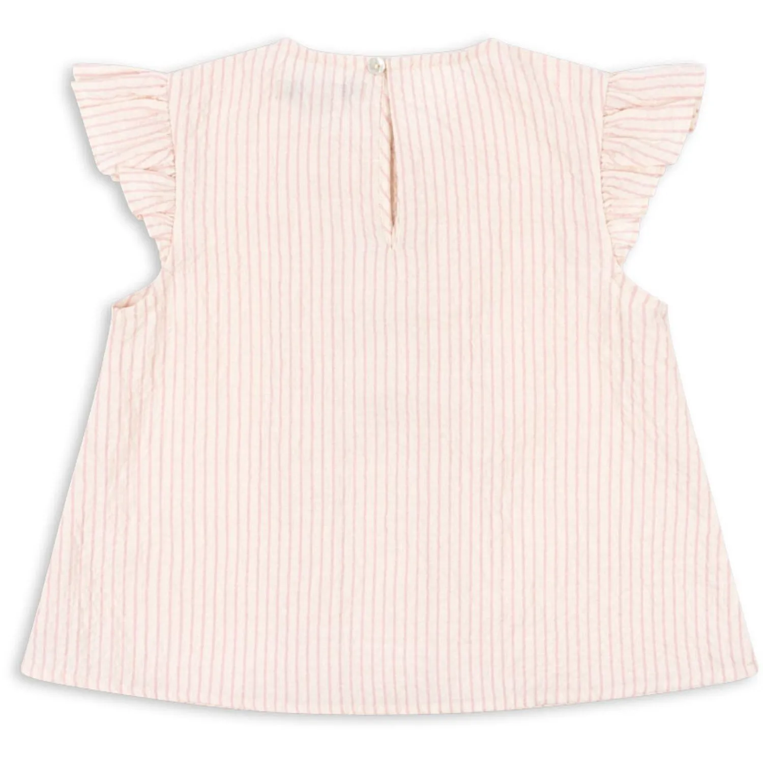 Konges Sljd Peony Stripe Ellie Frill Top Gots