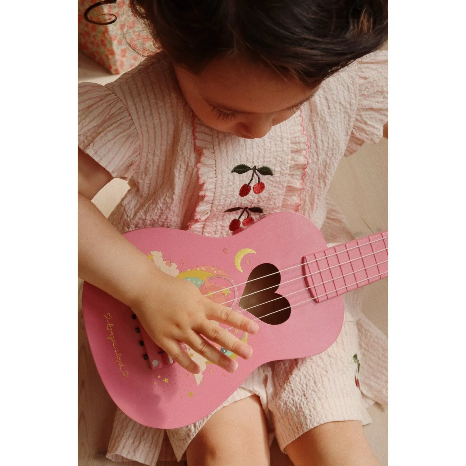 Konges Sljd Peony Stripe Ellie Frill Top Gots
