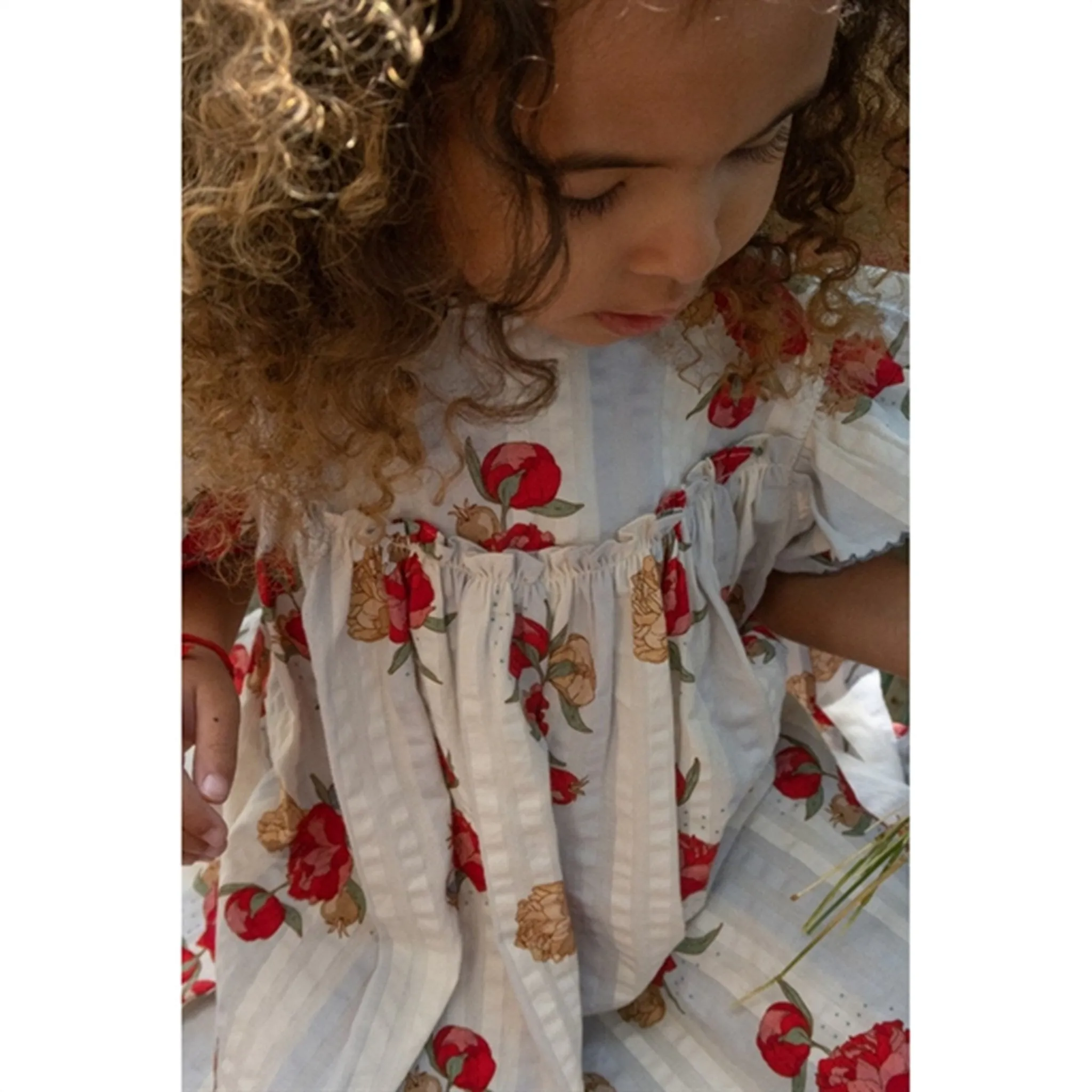 Konges Sljd Peony Stripe Kim Dress