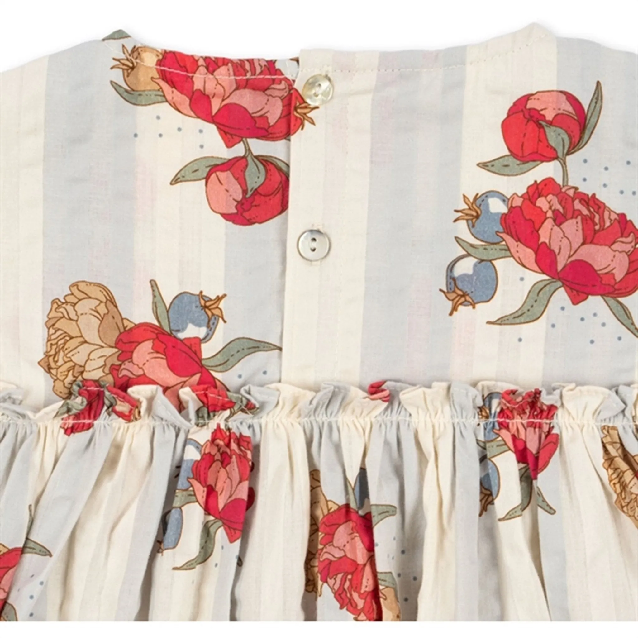 Konges Sljd Peony Stripe Kim Dress