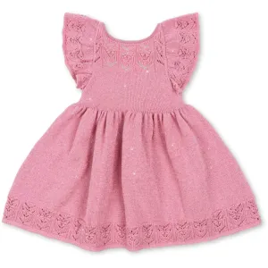 Konges Sljd Powder Pink Cabby Knit Dress