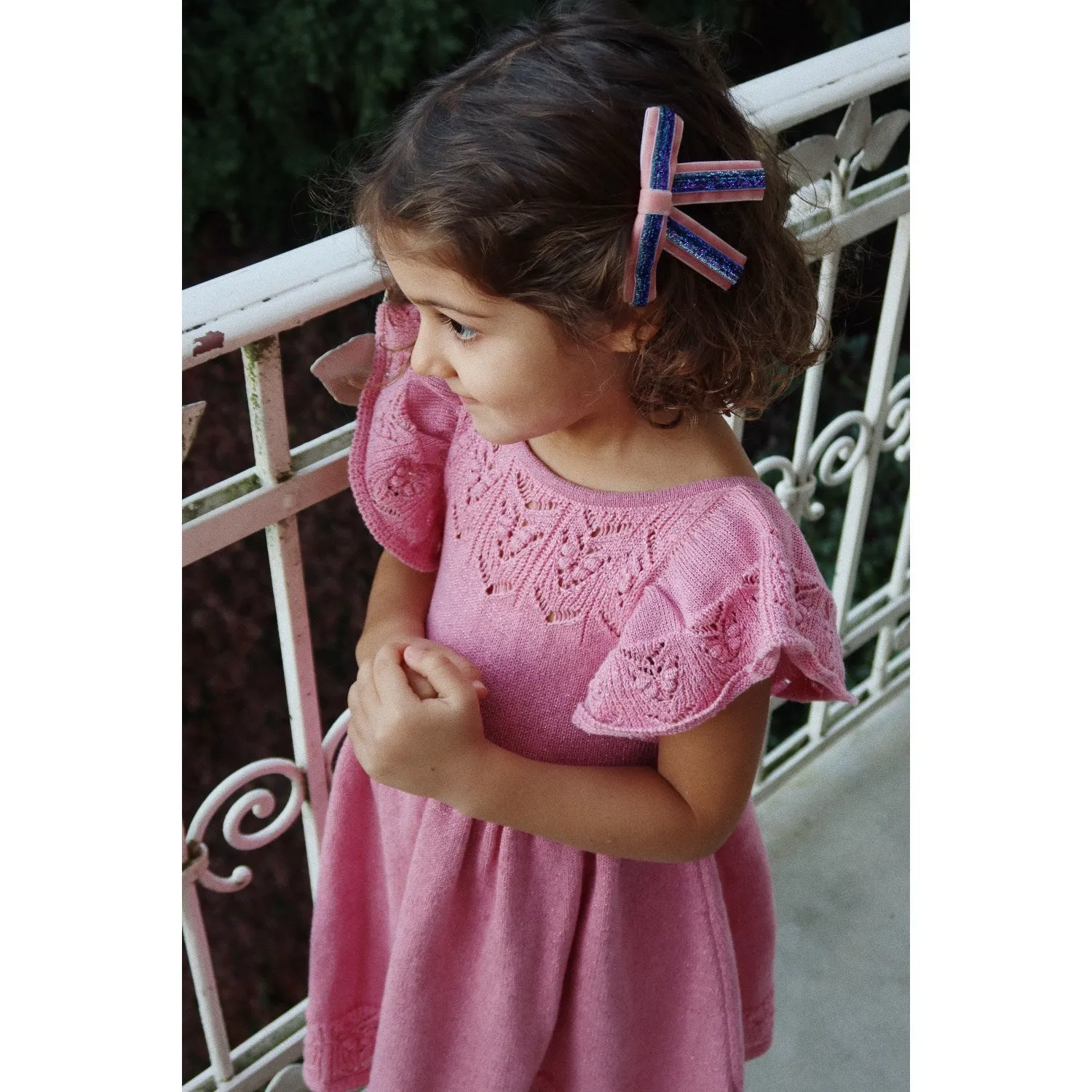 Konges Sljd Powder Pink Cabby Knit Dress