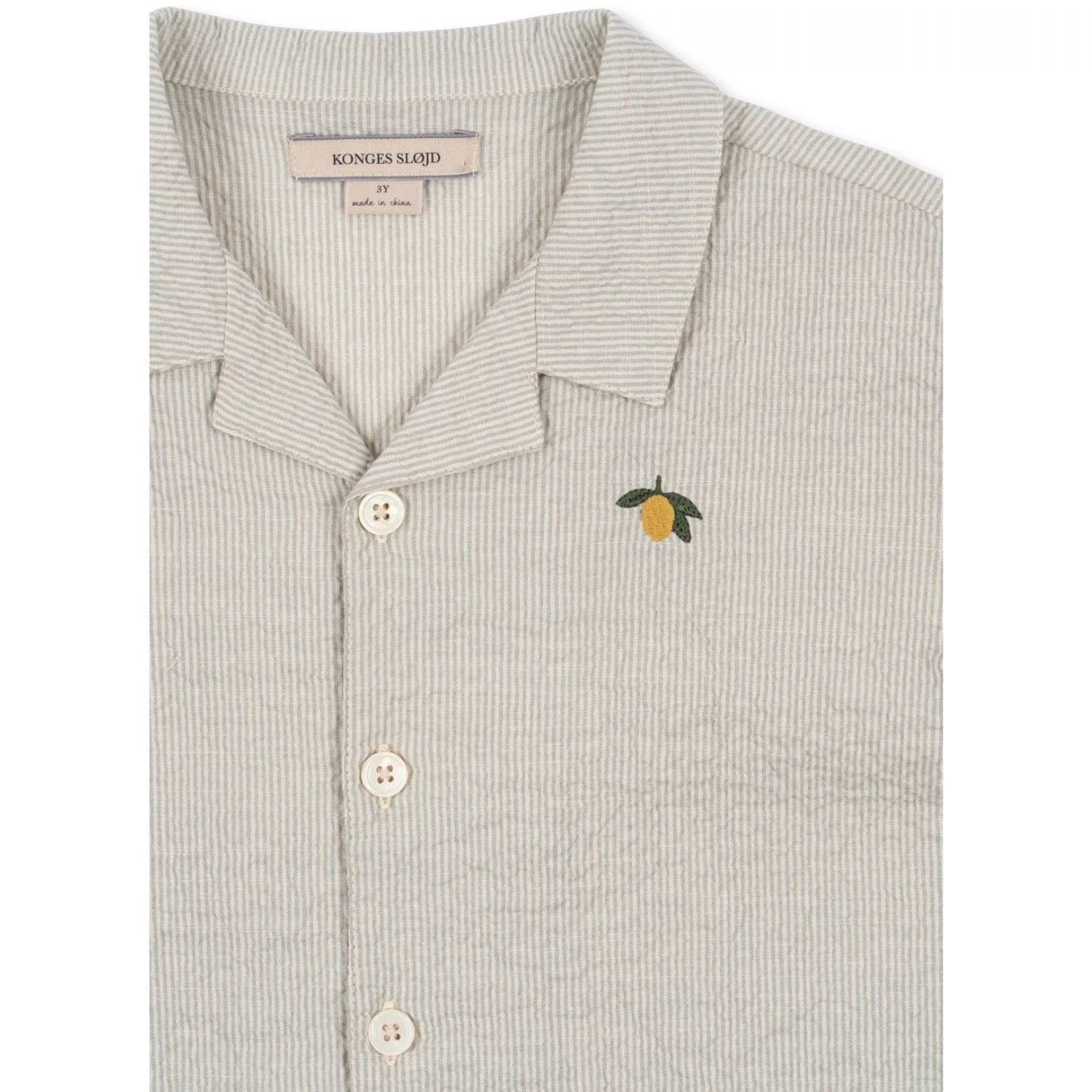 Konges Sljd Quarry Stripe Elliot Ss Shirt Gots