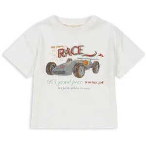 Konges Sljd Race White Era Tee Ocs