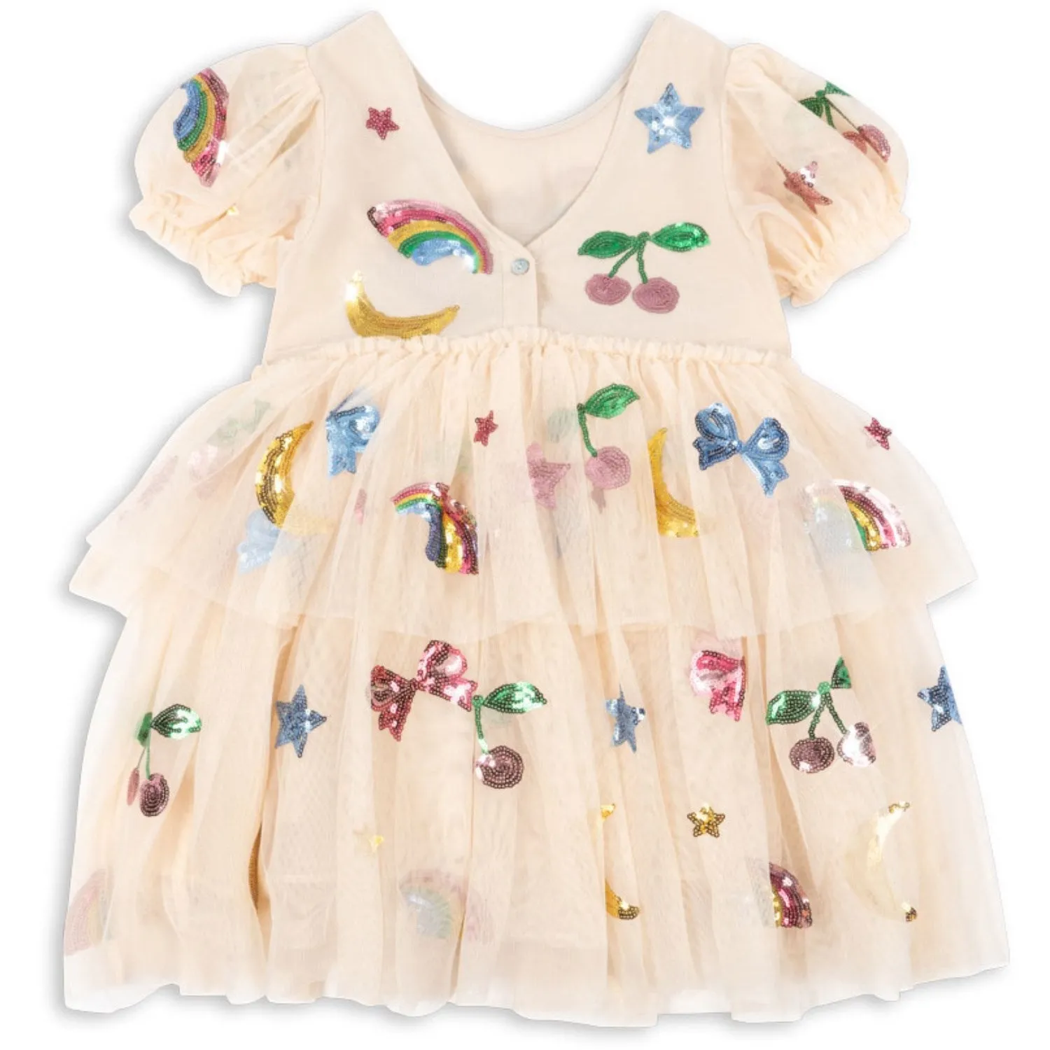 Konges Sljd Rainbow Twinkle Yvonne Puff Dress