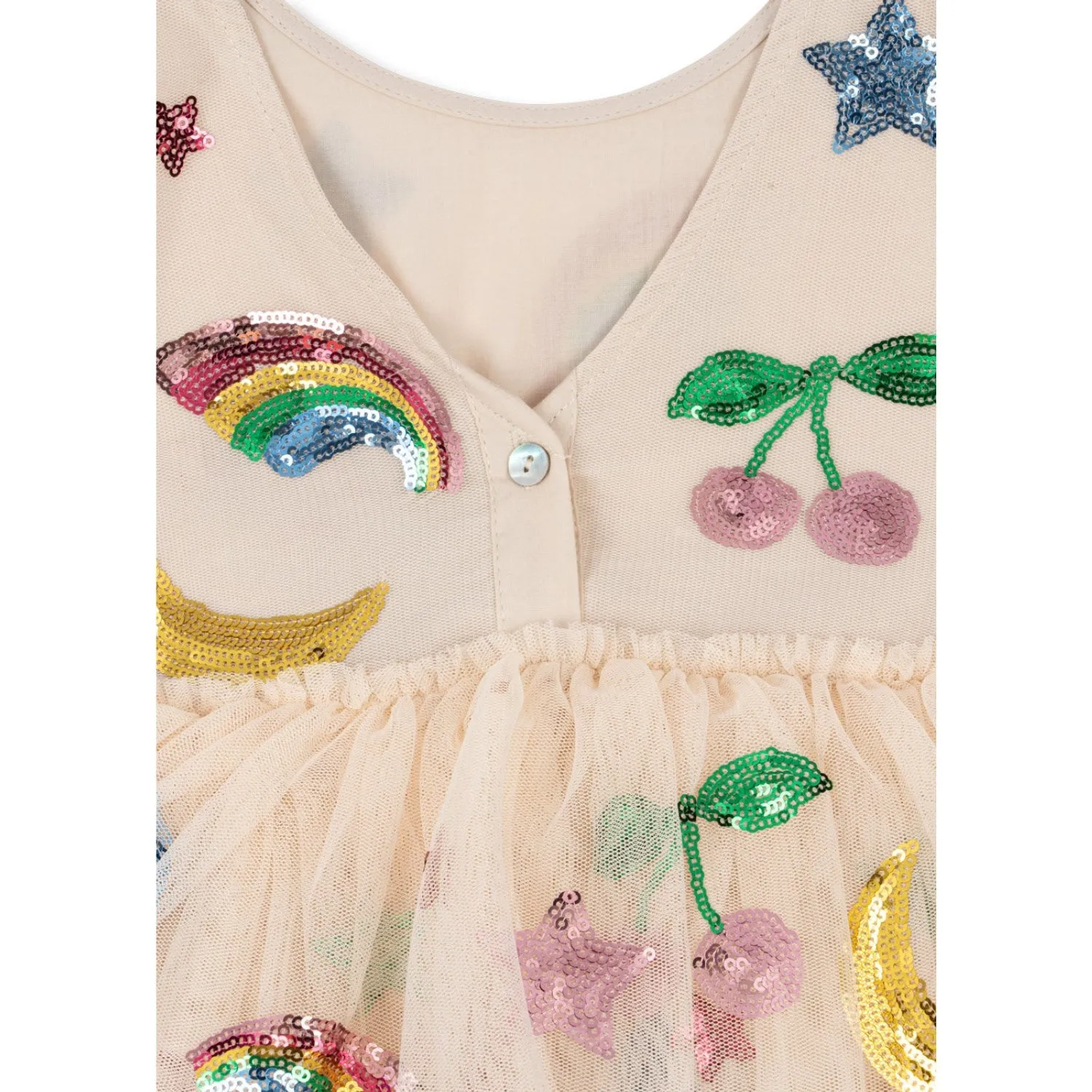 Konges Sljd Rainbow Twinkle Yvonne Puff Dress