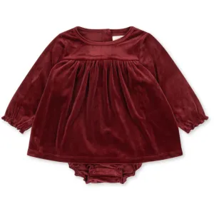 Konges Sljd Red Dahlia Jingle Romper Dress Grs