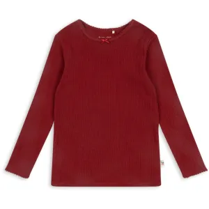 Konges Sljd Red Dahlia Minnie Blouse Gots