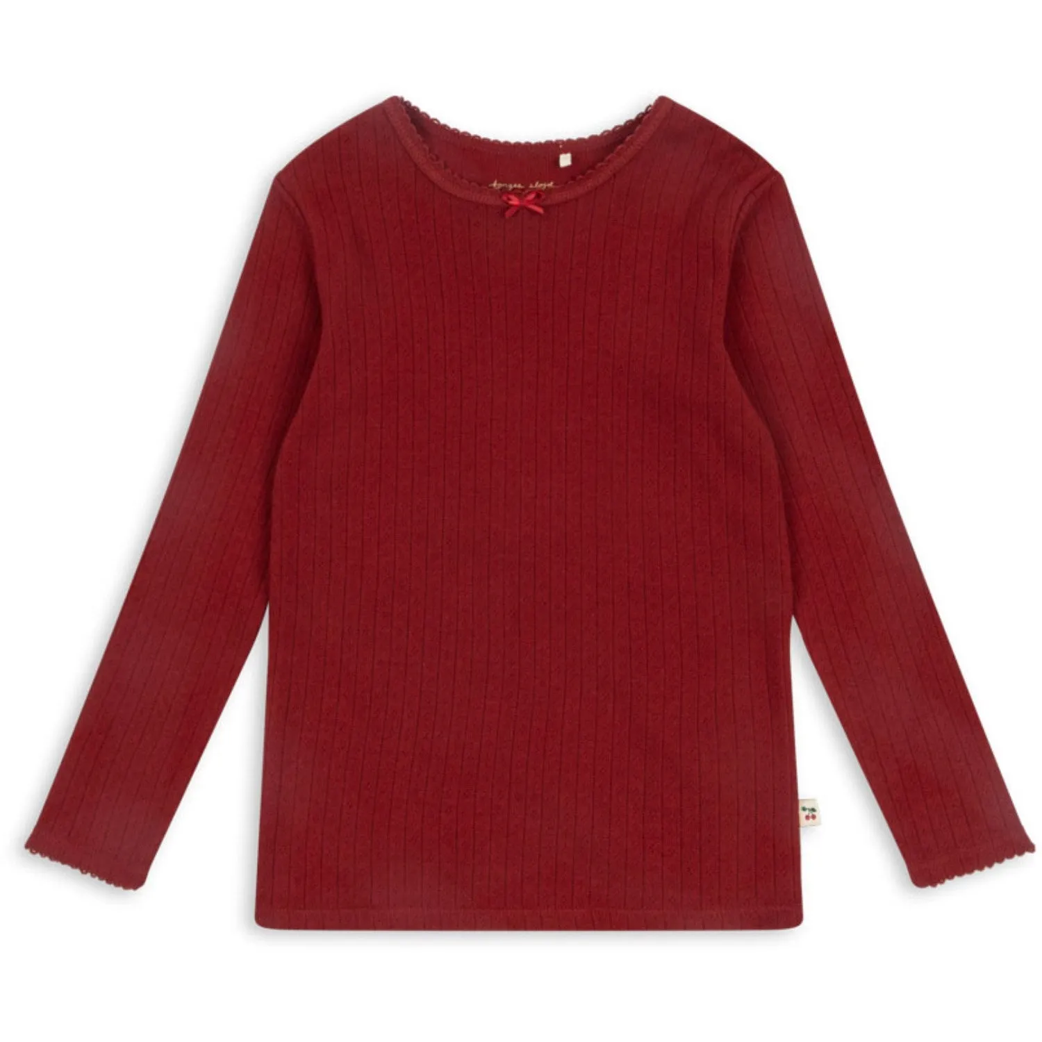 Konges Sljd Red Dahlia Minnie Blouse Gots