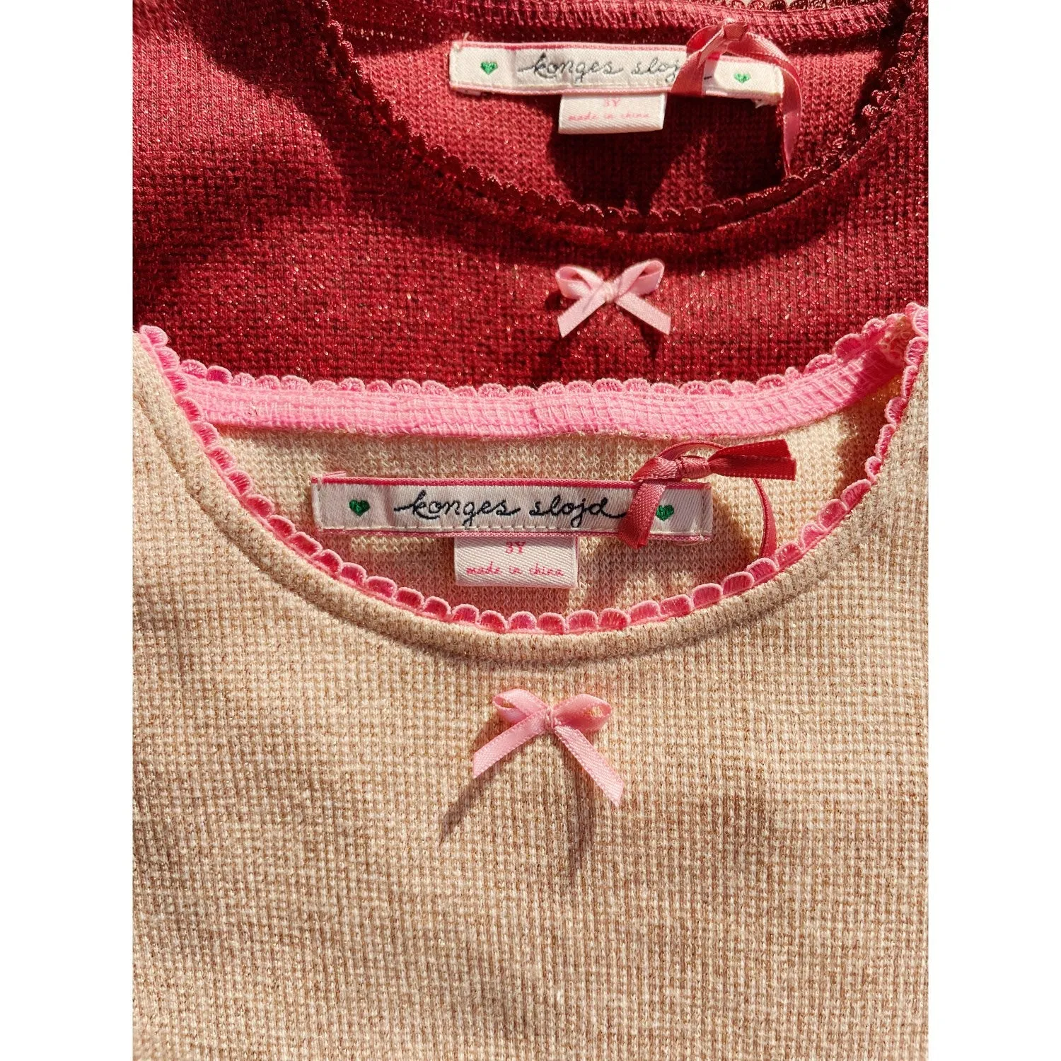Konges Sljd Red Dahlia Roli Blouse