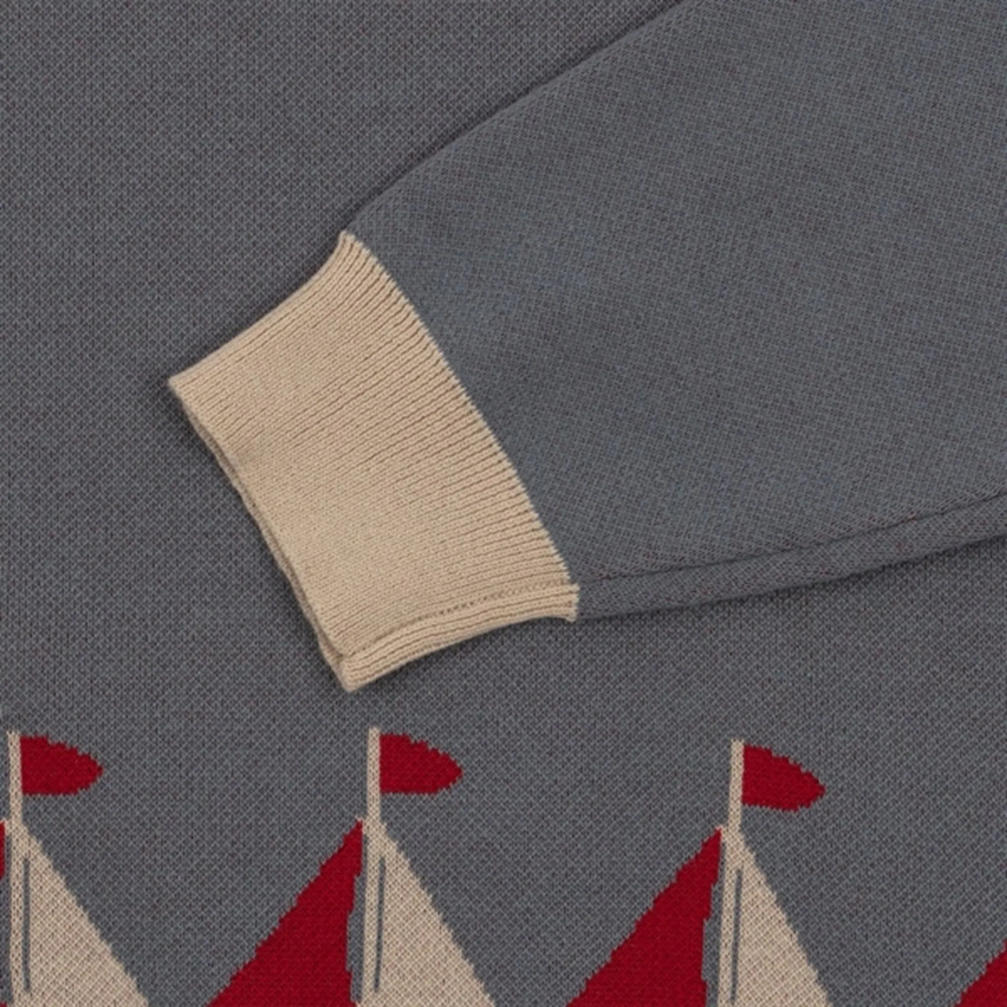 Konges Sljd Sail Away Lapis Knit Blouse