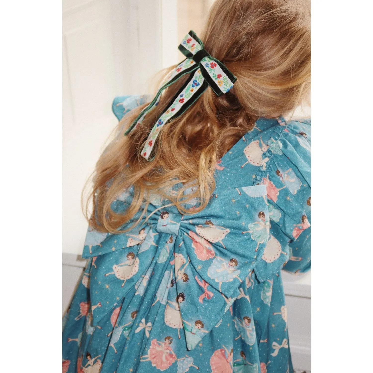 Konges Sljd Snow Bow Ballerina Evia Ls Bow Dress Gots